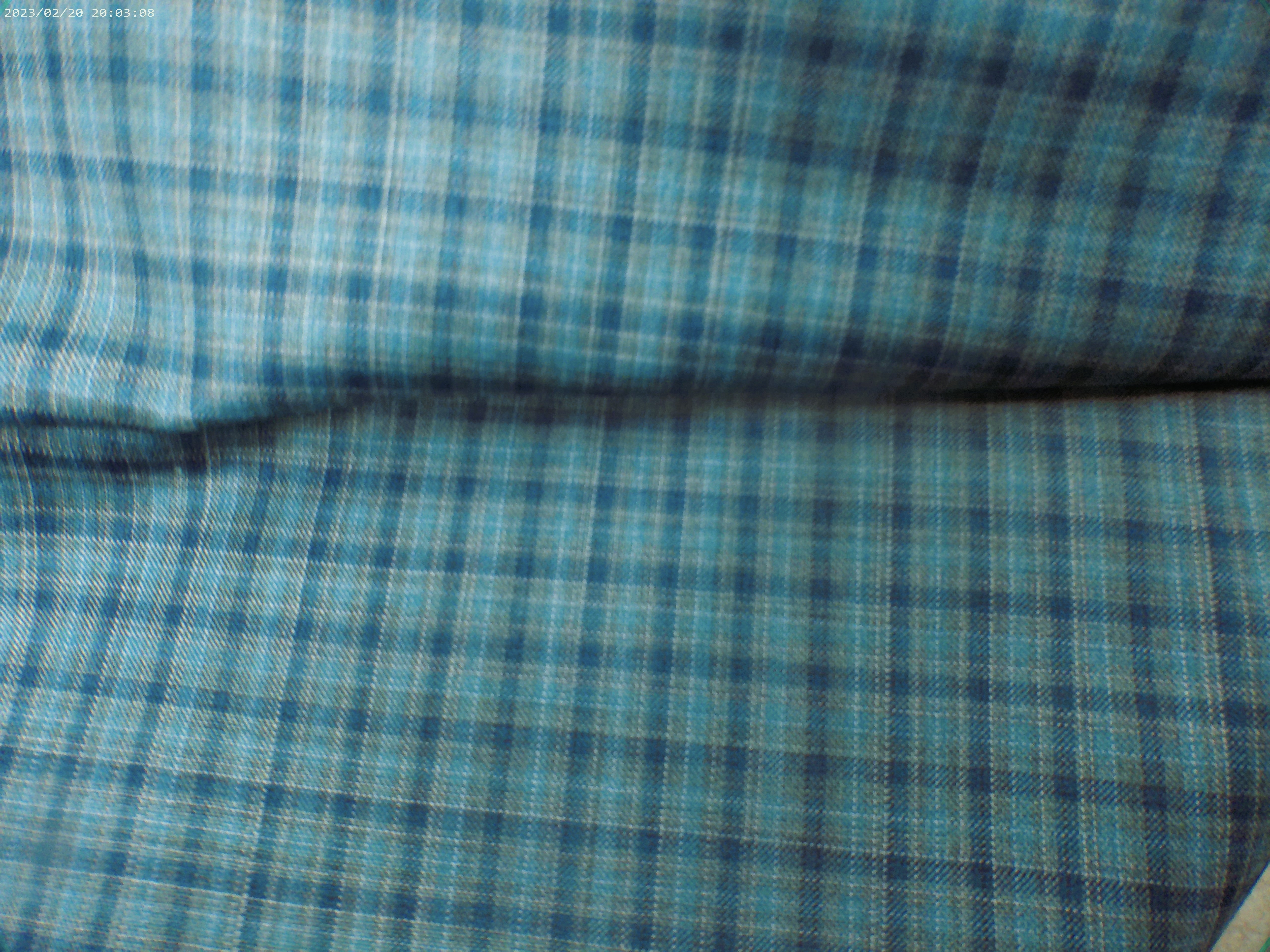 Multicolour Check Worsted Wool Blazer