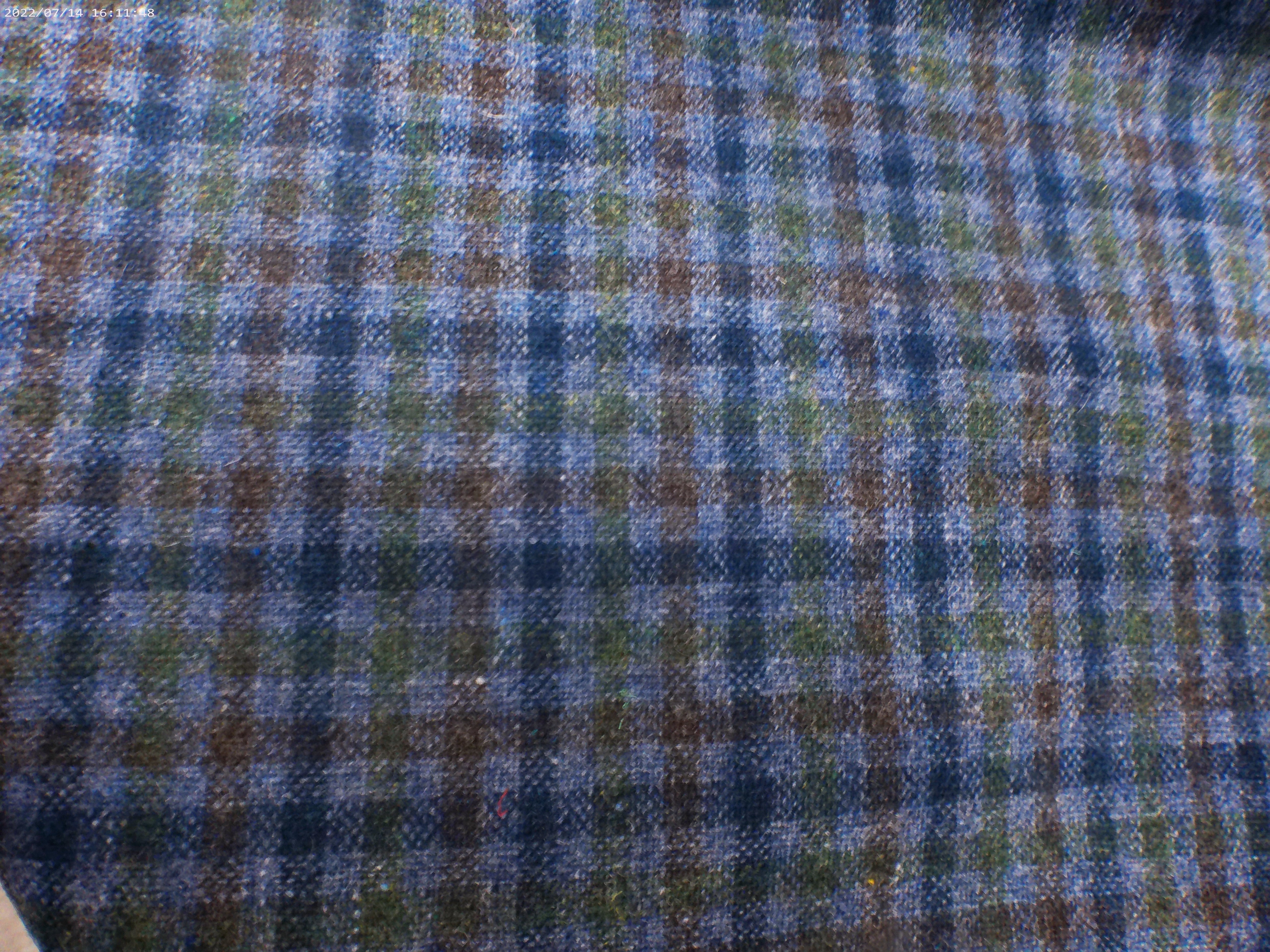 Multicolour Check Worsted Wool Blazer