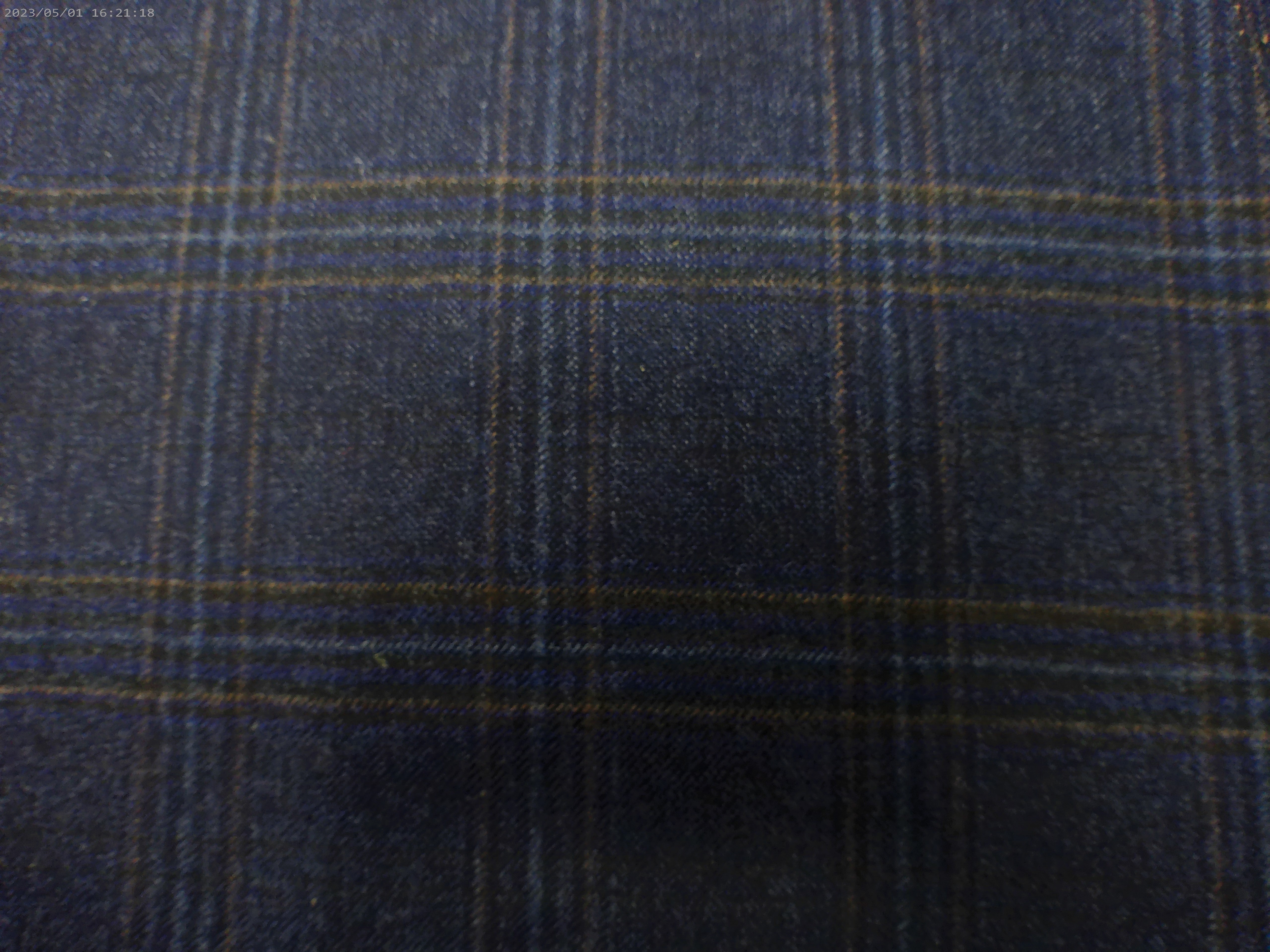 Multicolour Check Worsted Wool Blazer Suiting - 1