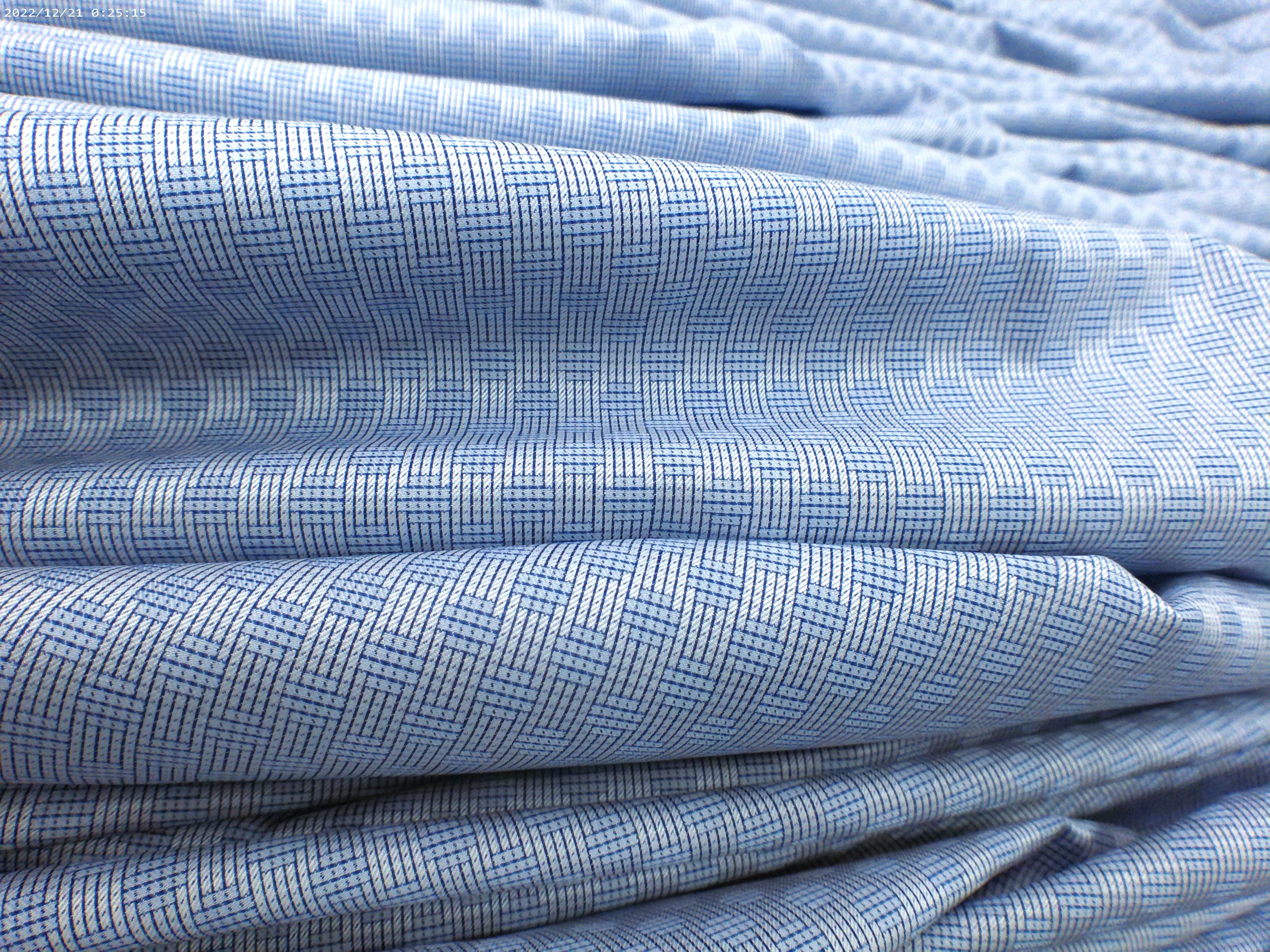 Multicolour Geometric Egyptian Cotton Shirting