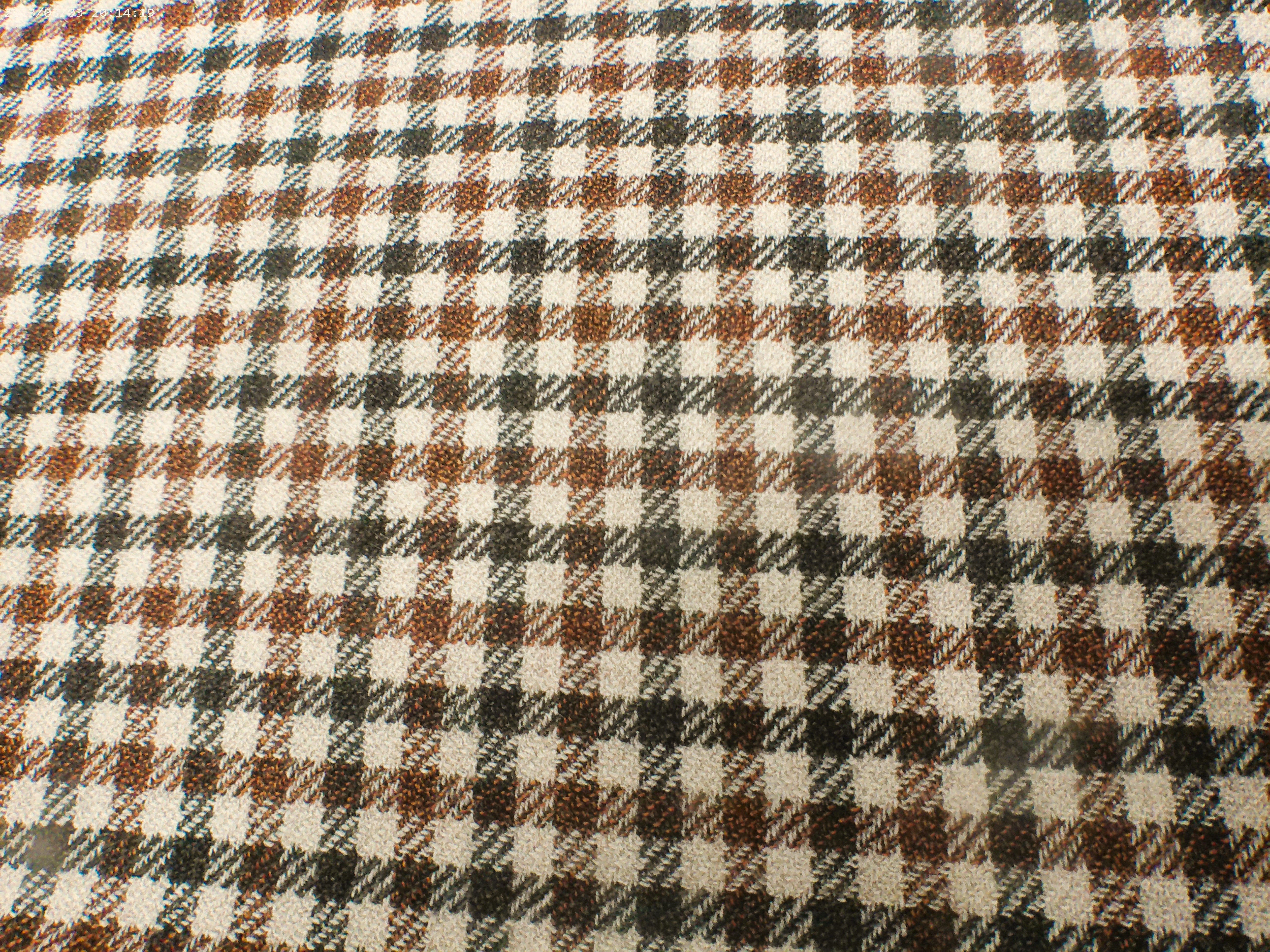 Multicolour Houndstooth Cashmere Wool Blazer
