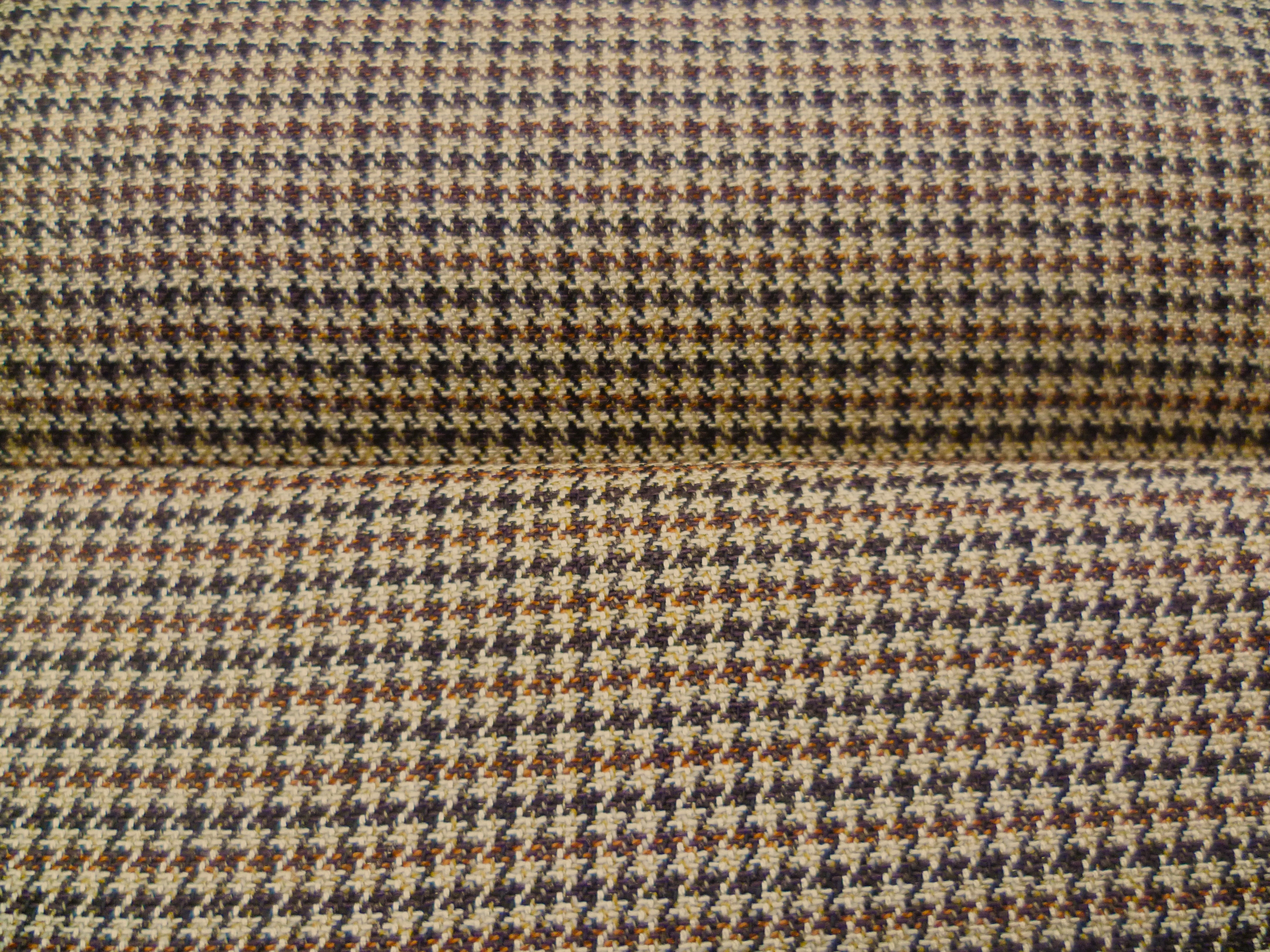 Multicolour Houndstooth Silk Wool Blazer Suiting