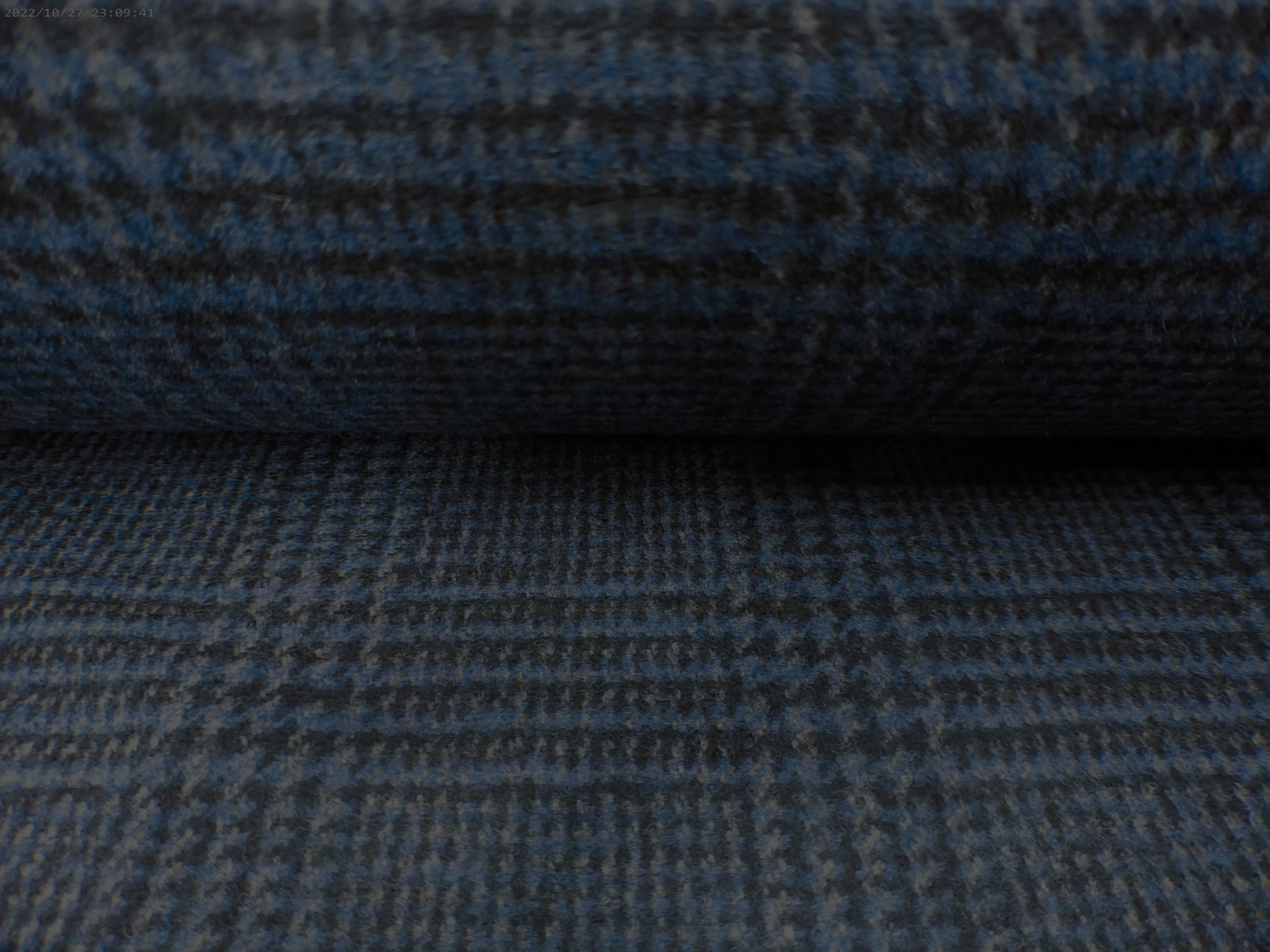 Multicolour Houndstooth Worsted Wool Blazer Fabric