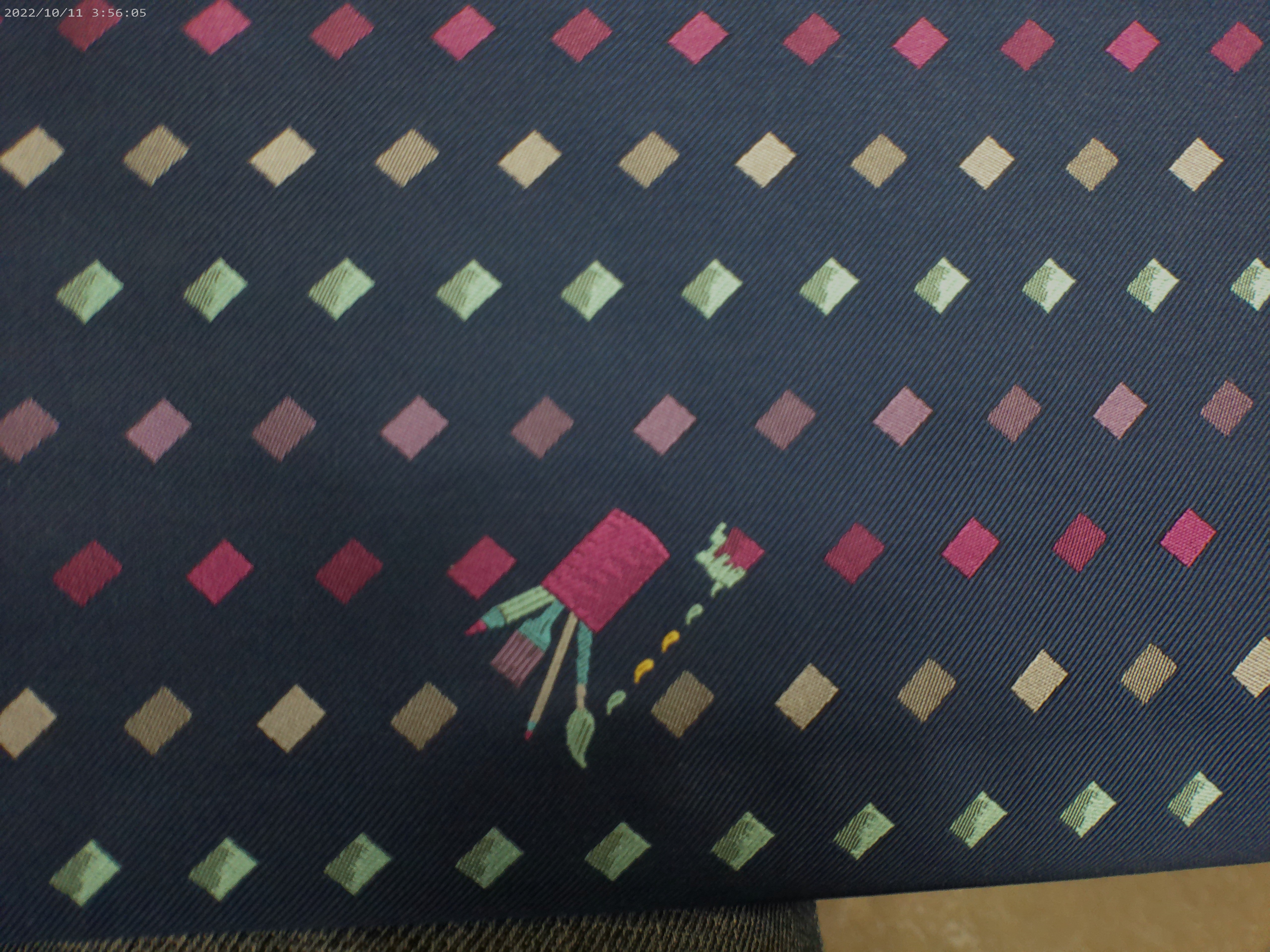 Multicolour Pin Dot Silk Accessories