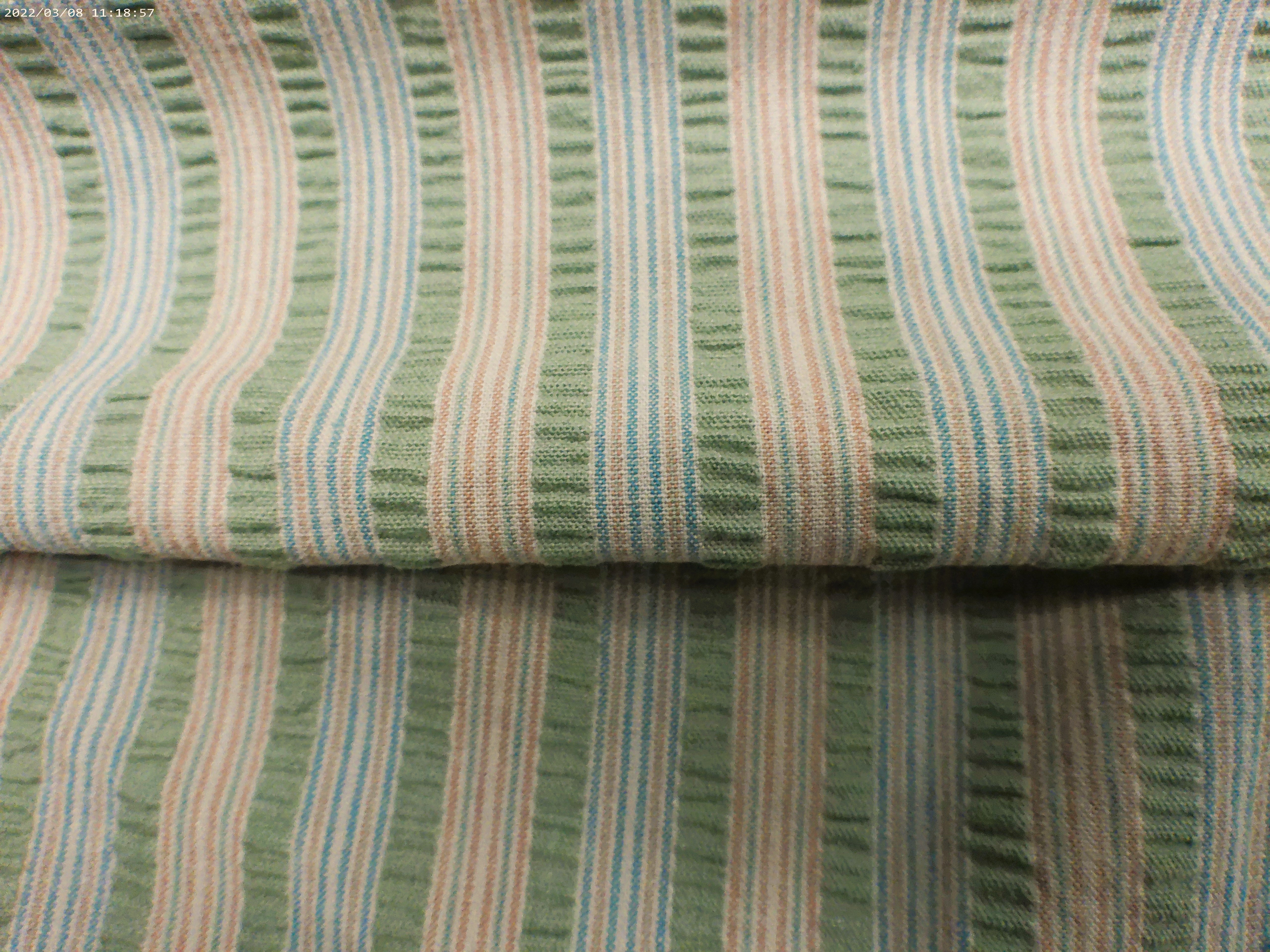 Multicolour Seersucker Stripe Cotton Blazer
