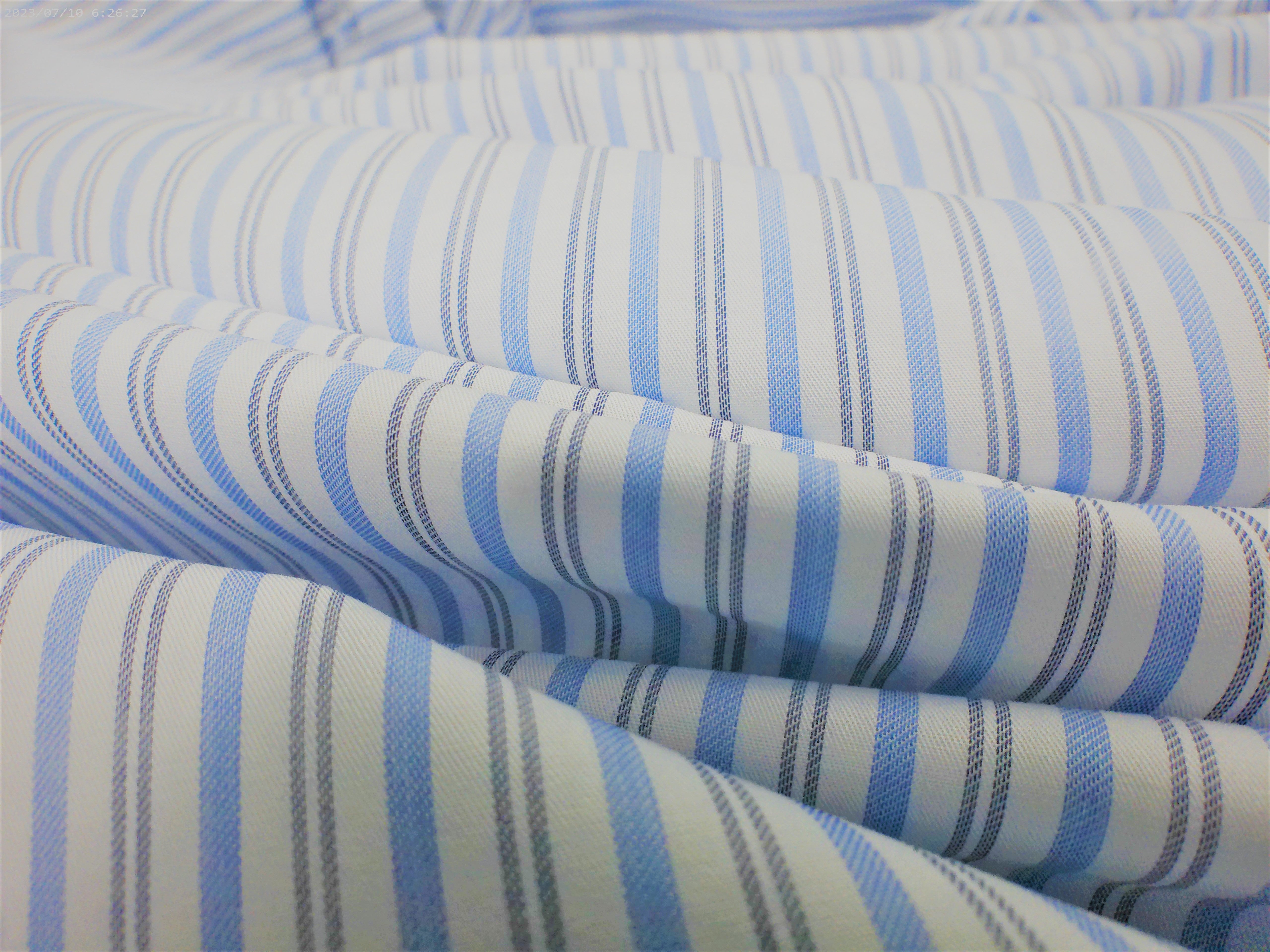 Multicolour Stripe Cotton Dresses Shirting