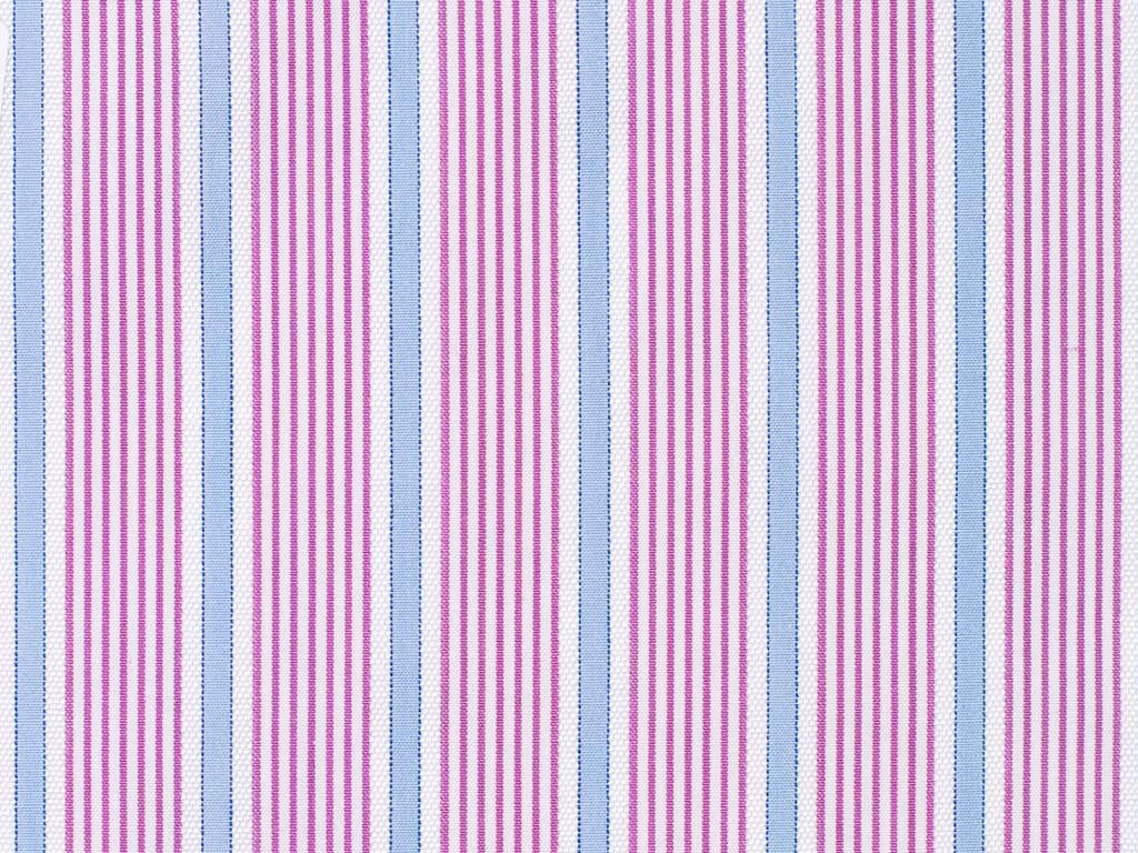 Multicolour Stripe Egyptian Cotton Shirting