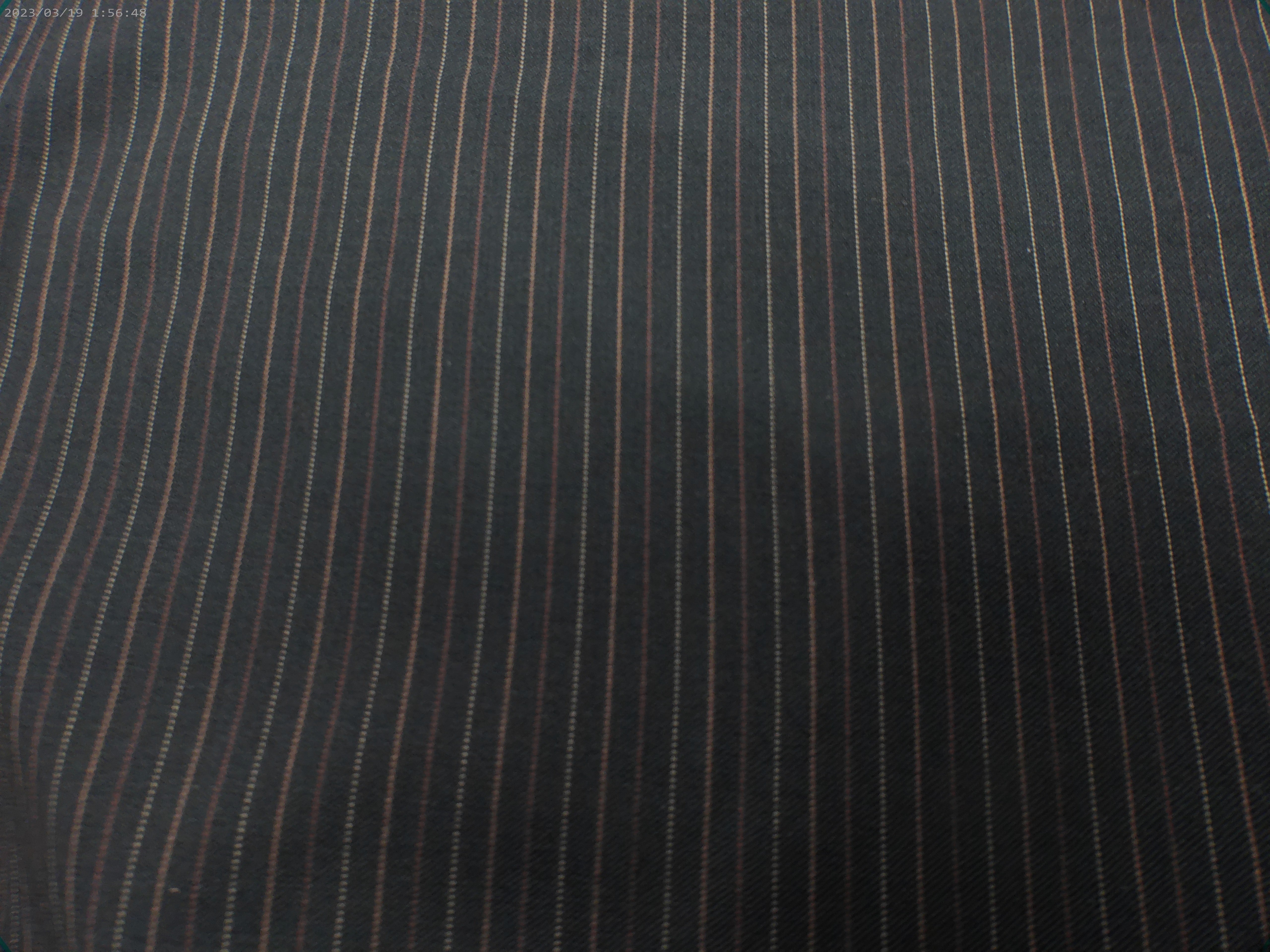 Multicolour Stripe Worsted Wool Suiting