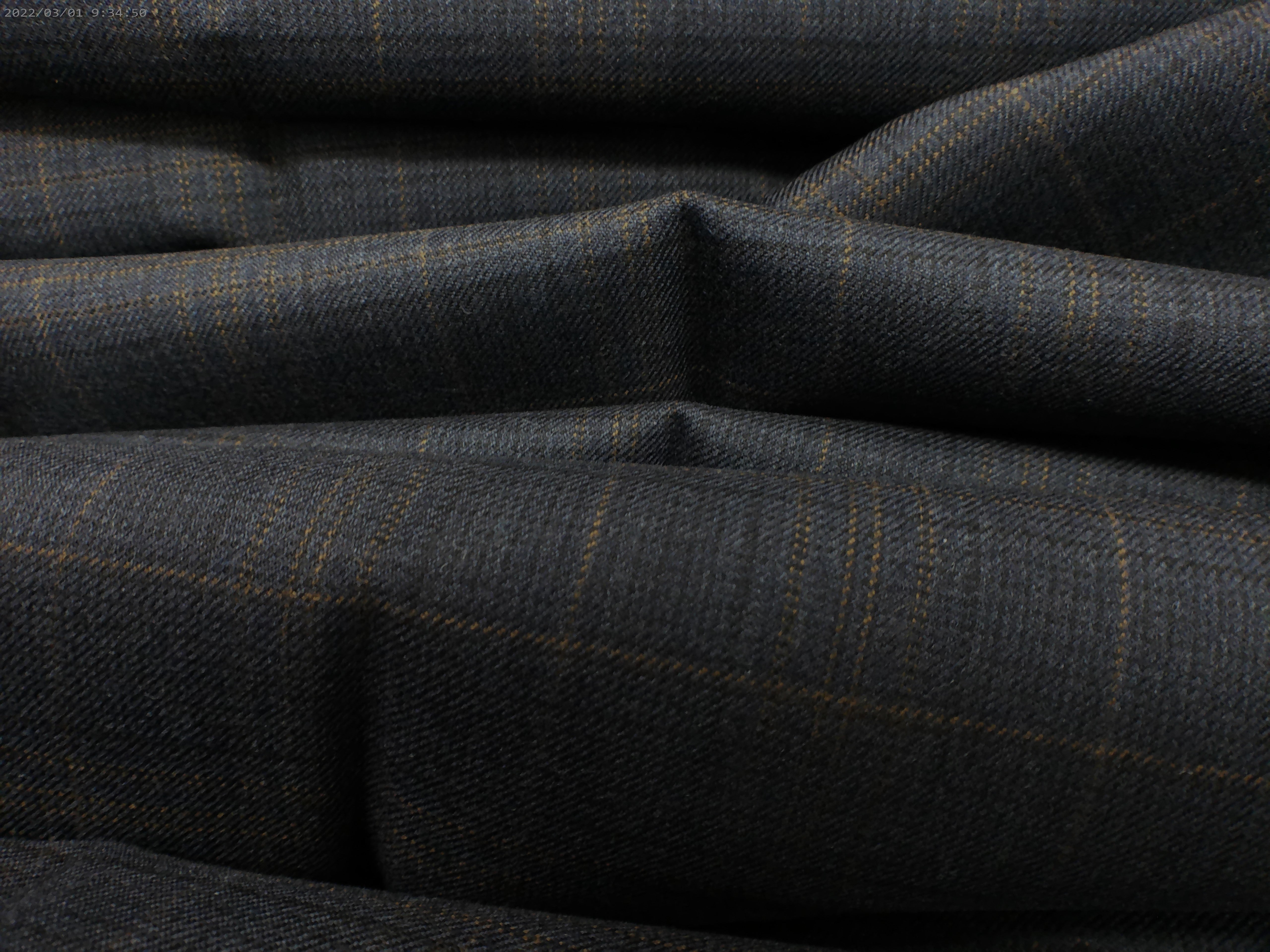 Multicolour Stripe Worsted Wool Suiting