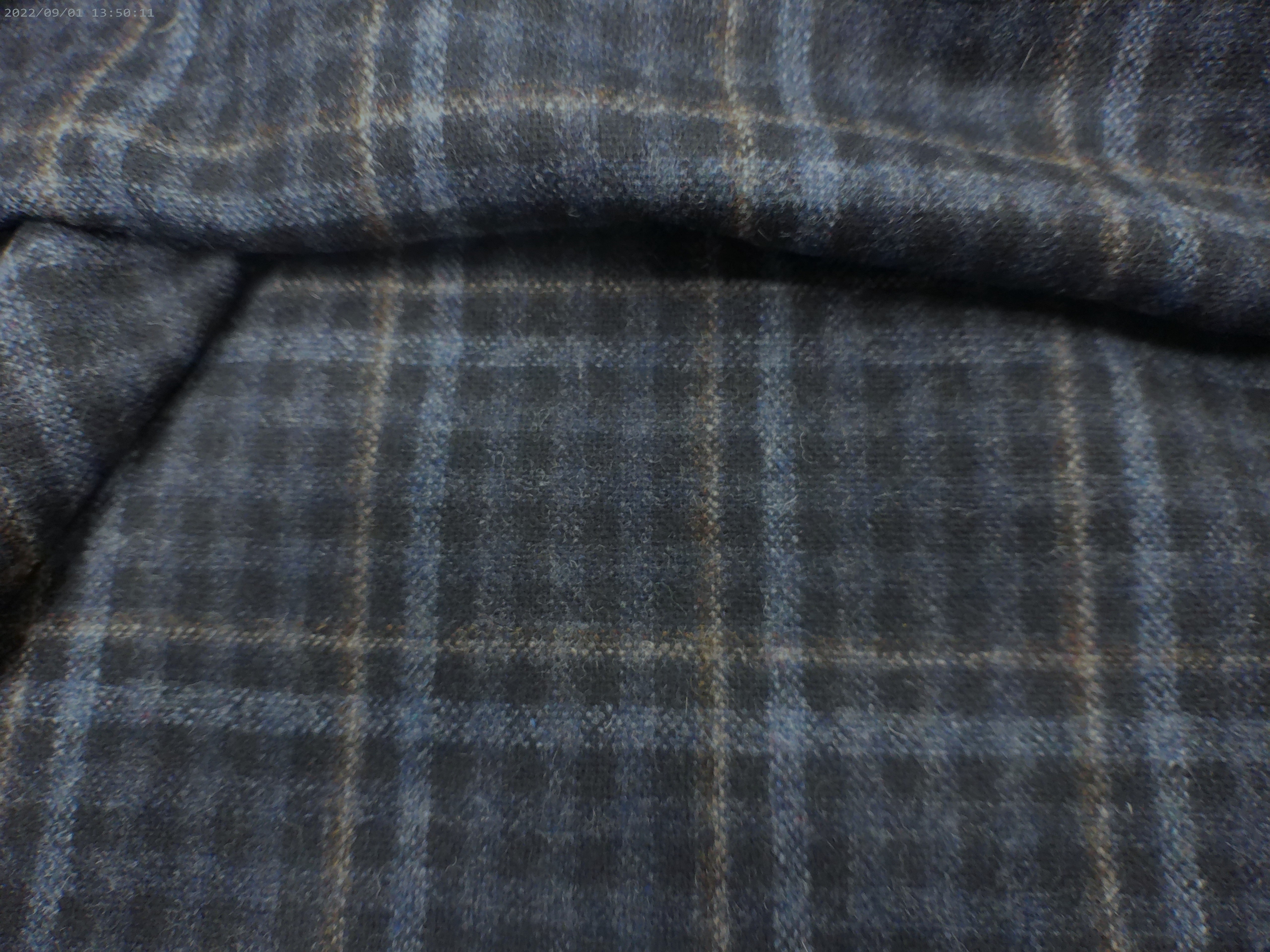 Multicolour Windowpane Check Wool Cashmere Blazer