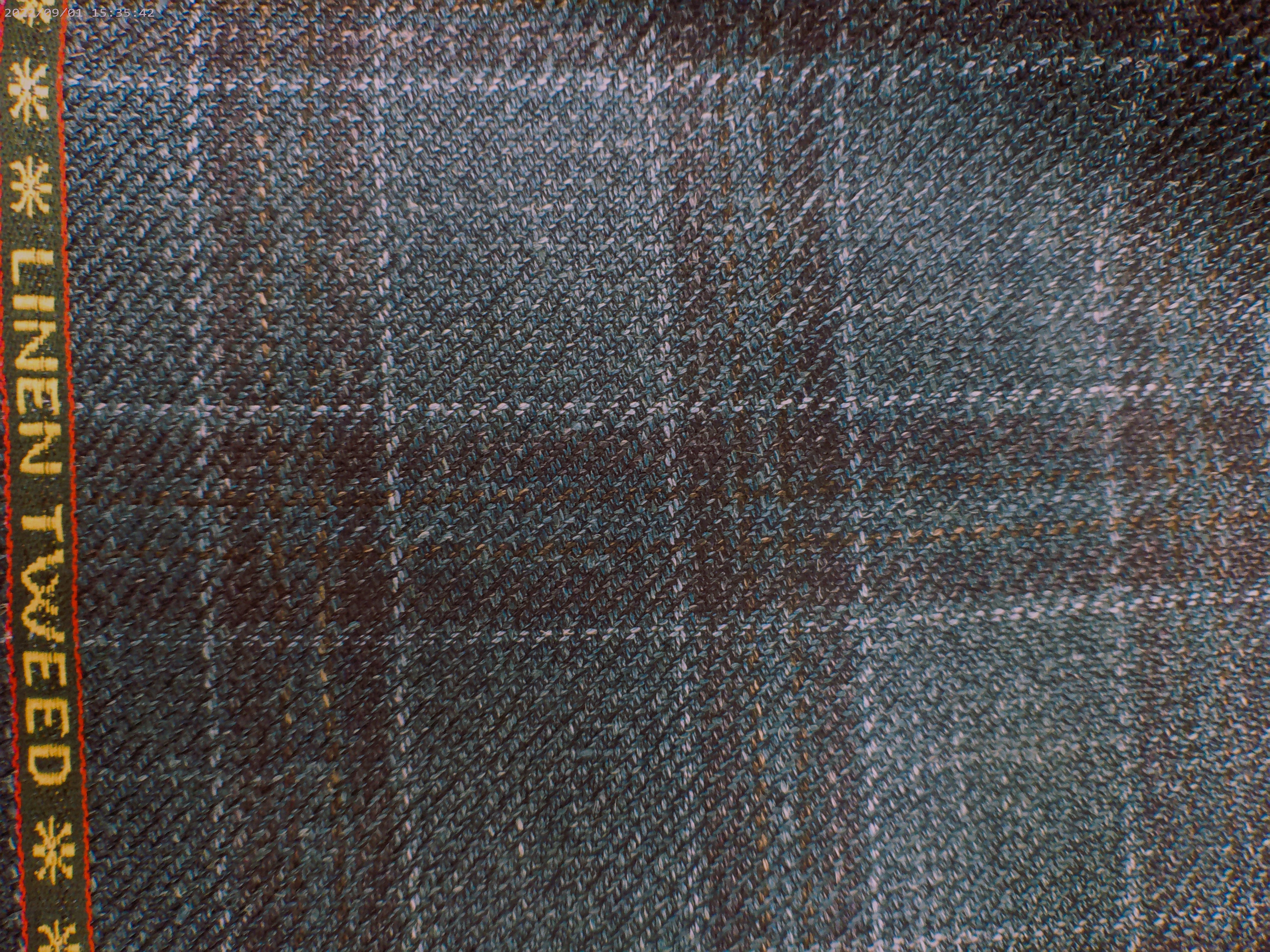 Multicolour Wool Silk Linen Blazer Suiting