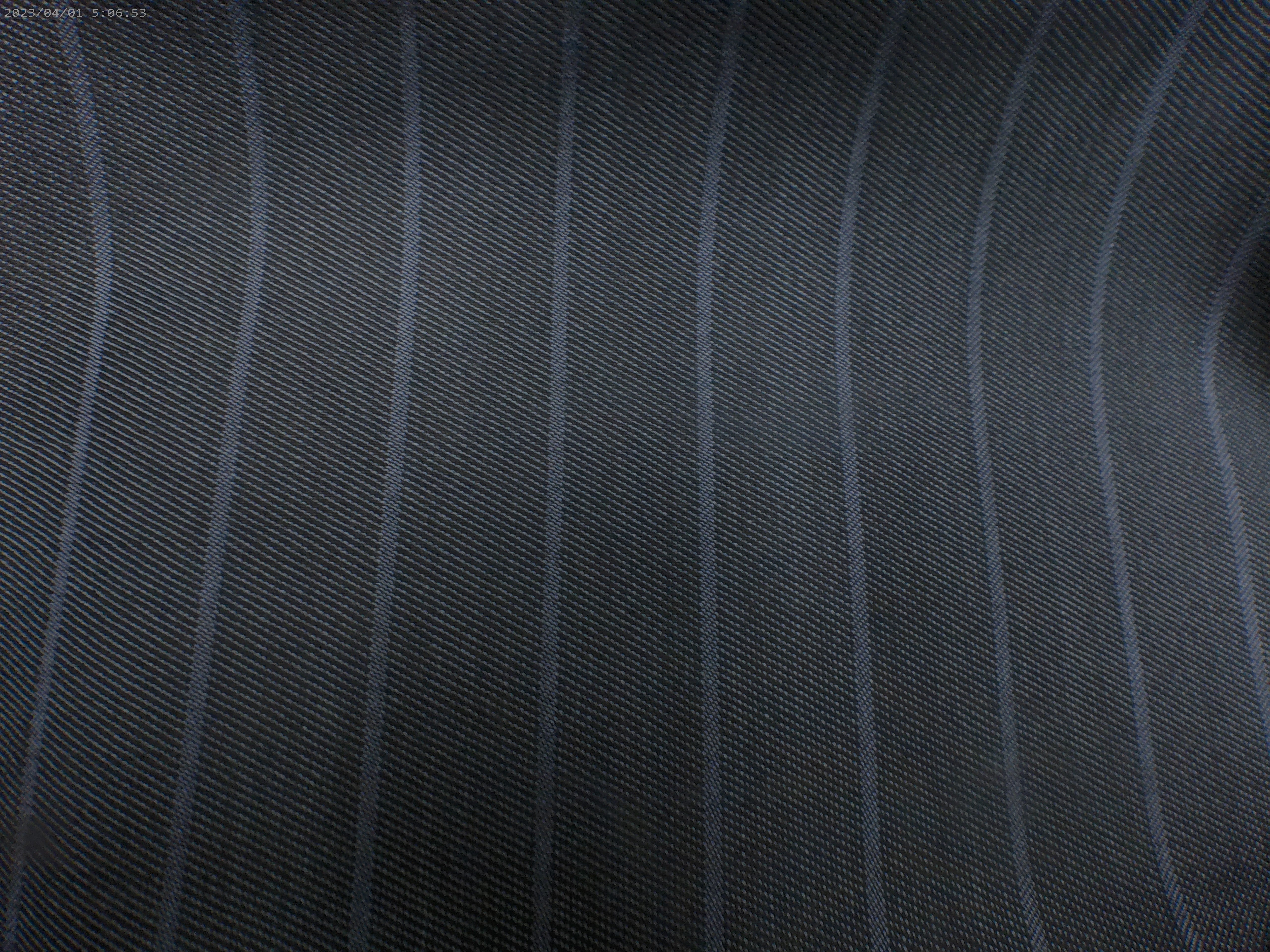 Navy Blue Stripe Worsted Wool Blazer Suiting