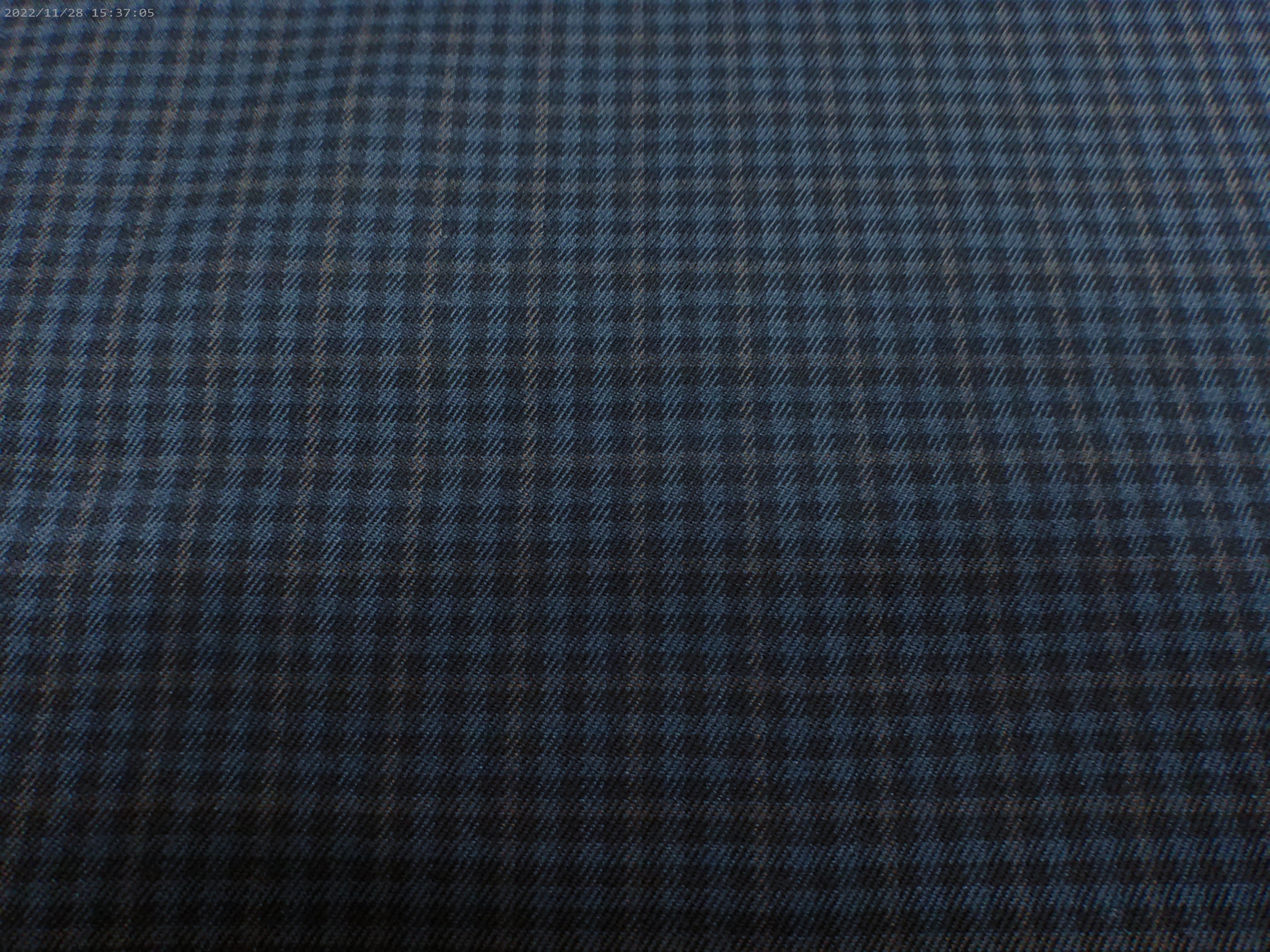 Navy Dark Taupe Check Wool Cashmere Blazer Suiting