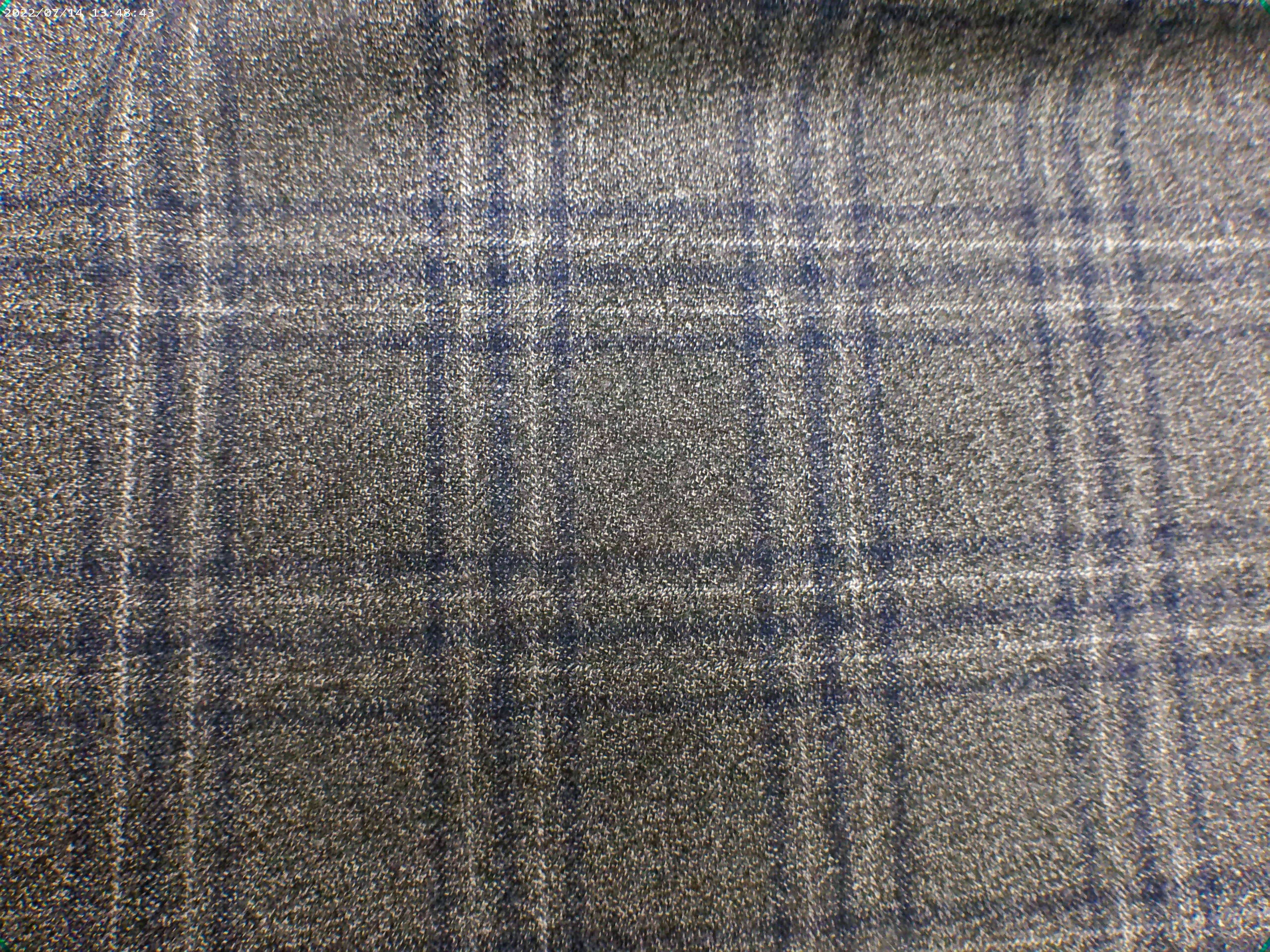 Navy Grey Check Cashmere Wool Blazer
