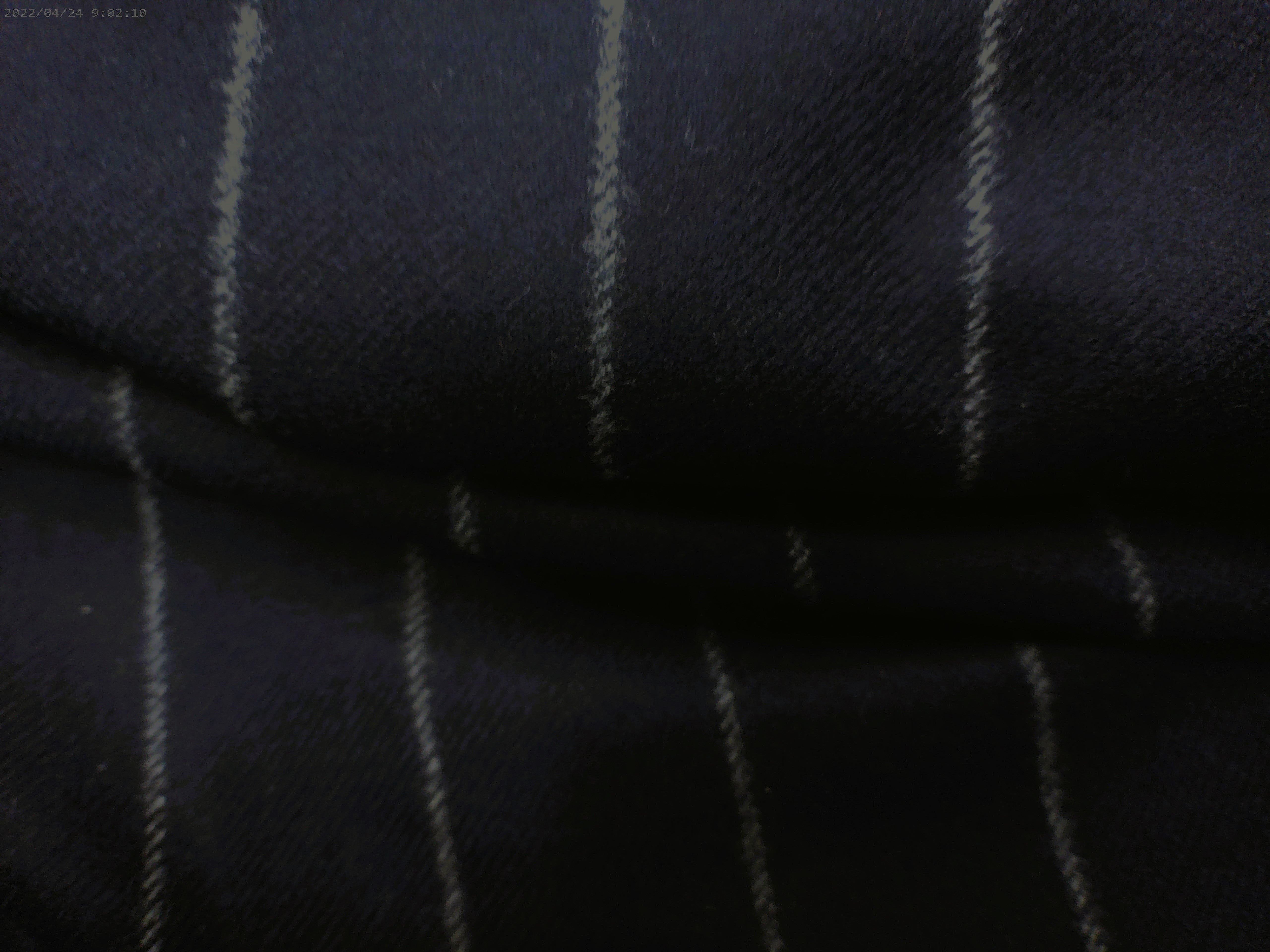 Navy Grey Stripe Cashmere Blazer