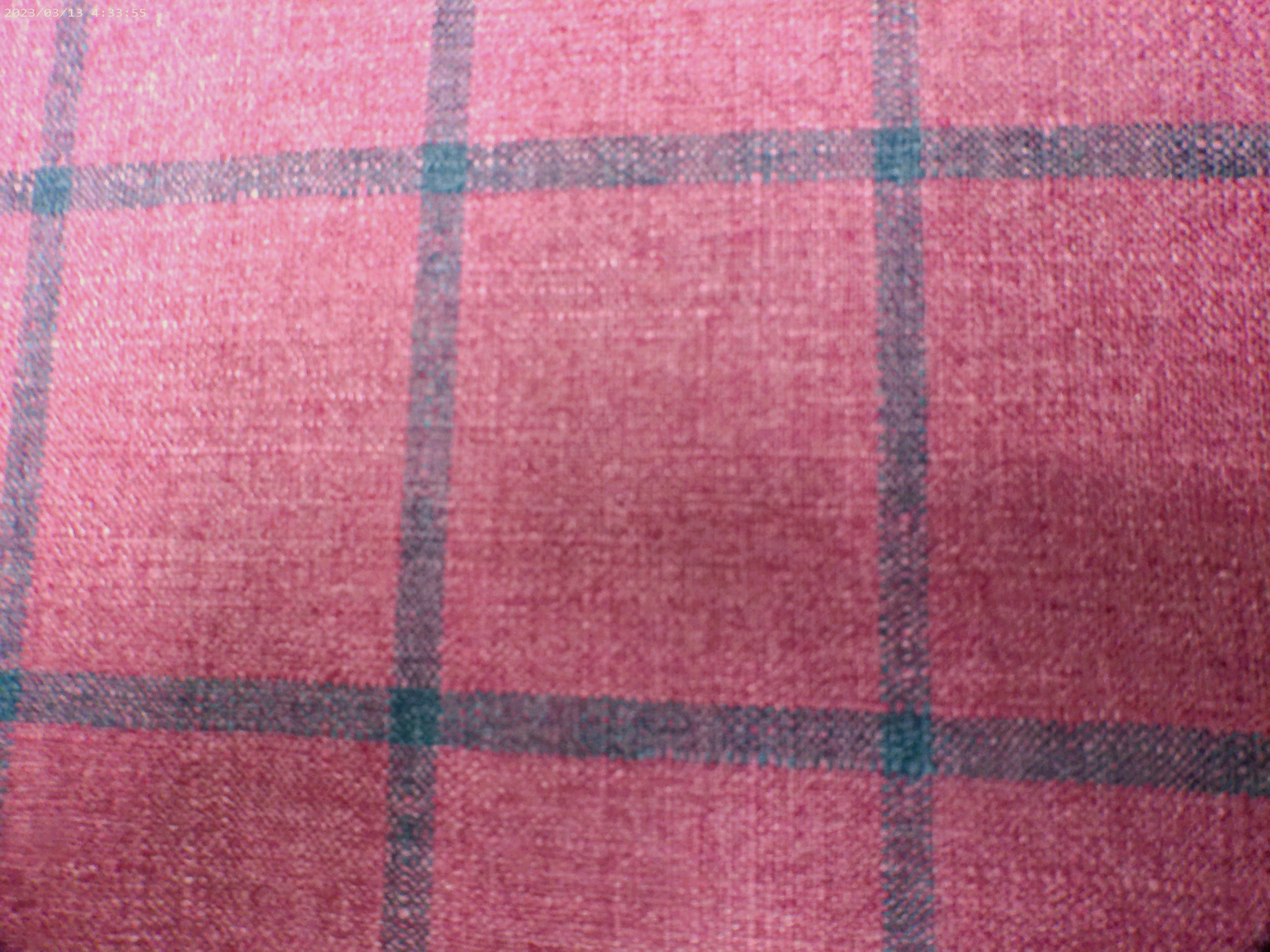 Navy Pink Check Cashmere Vicuna Silk Blazer