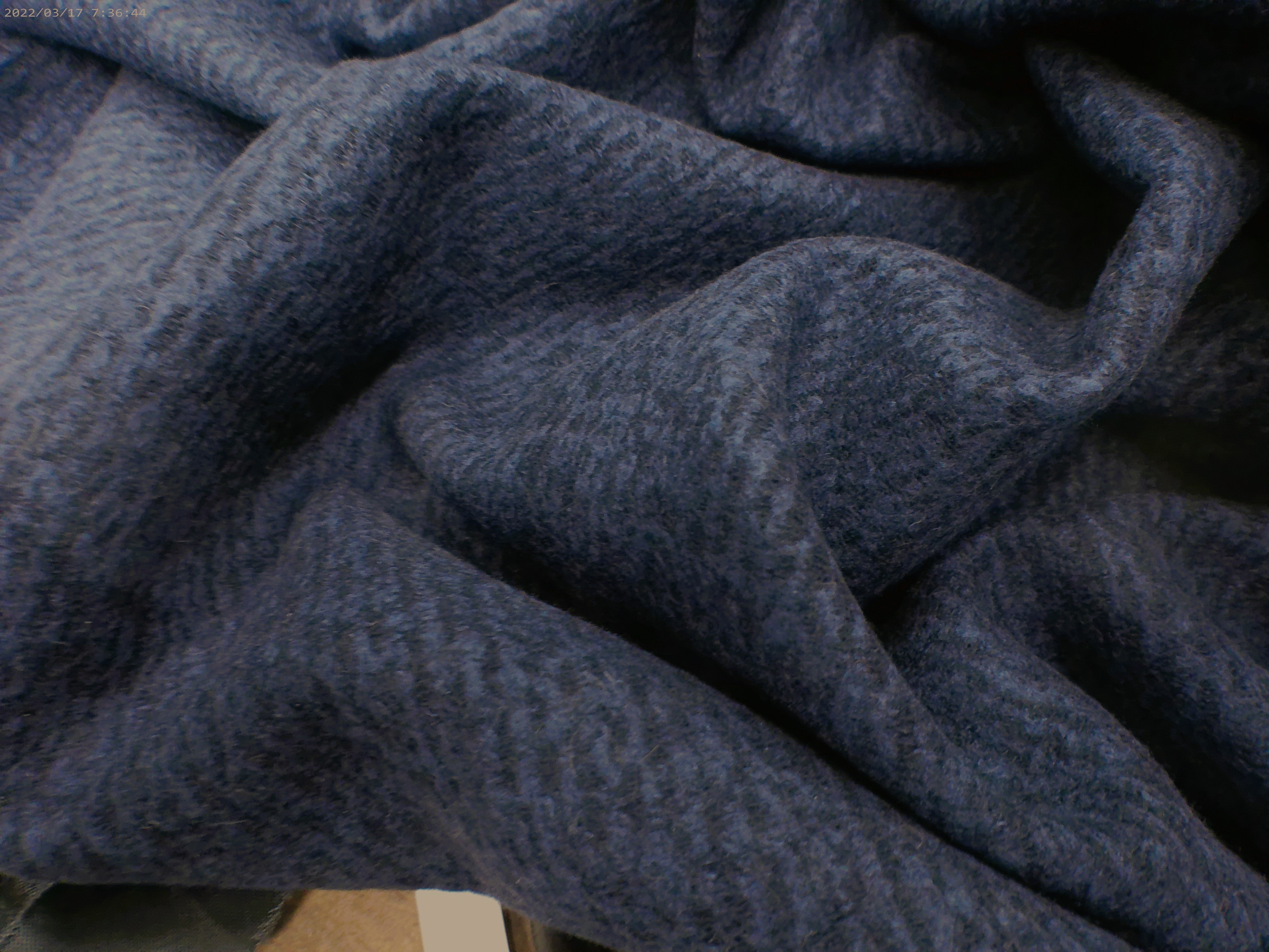 Navy Plain Cashmere Blazer Coating