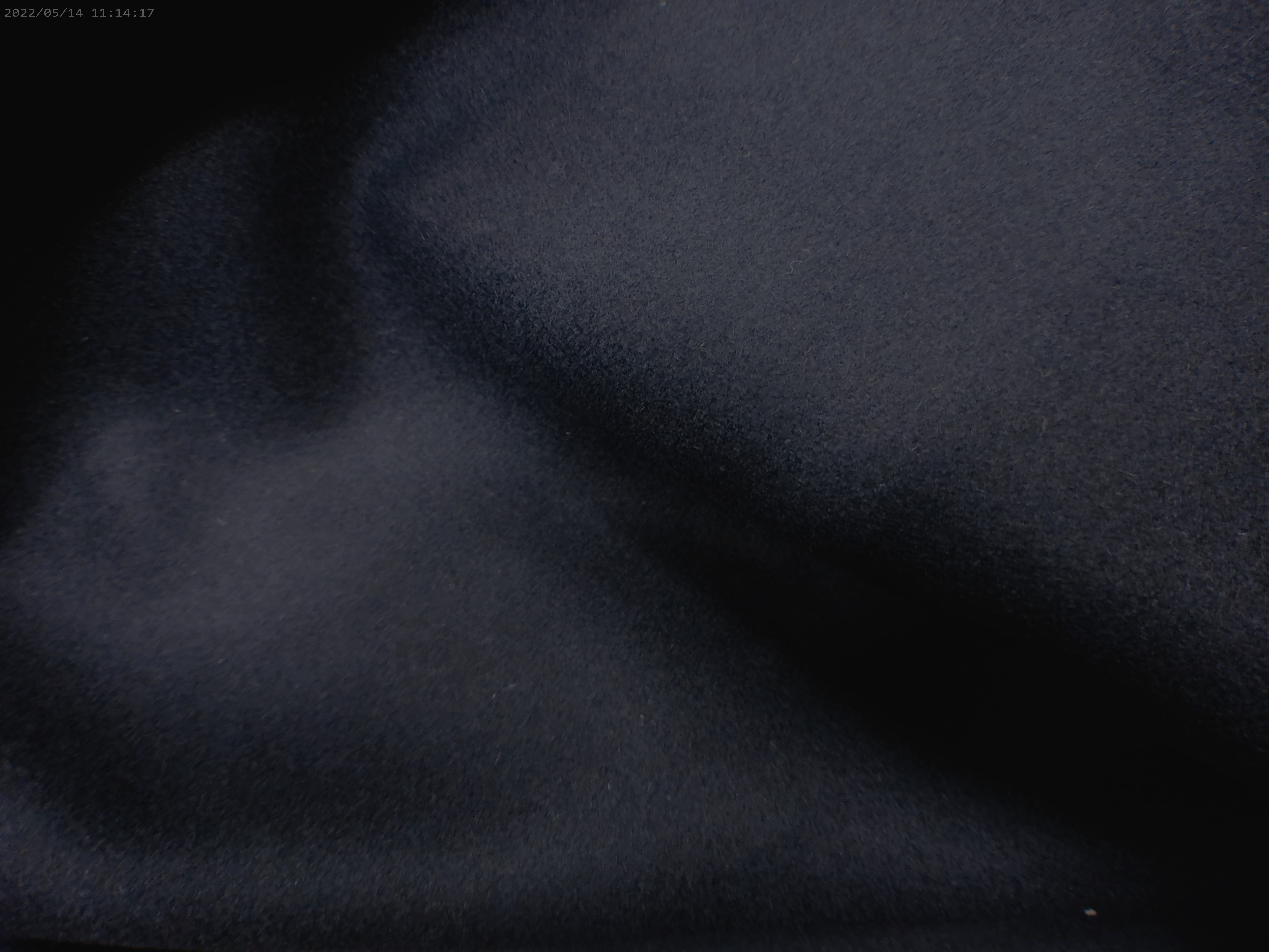 Navy Plain Cashmere Wool Coating