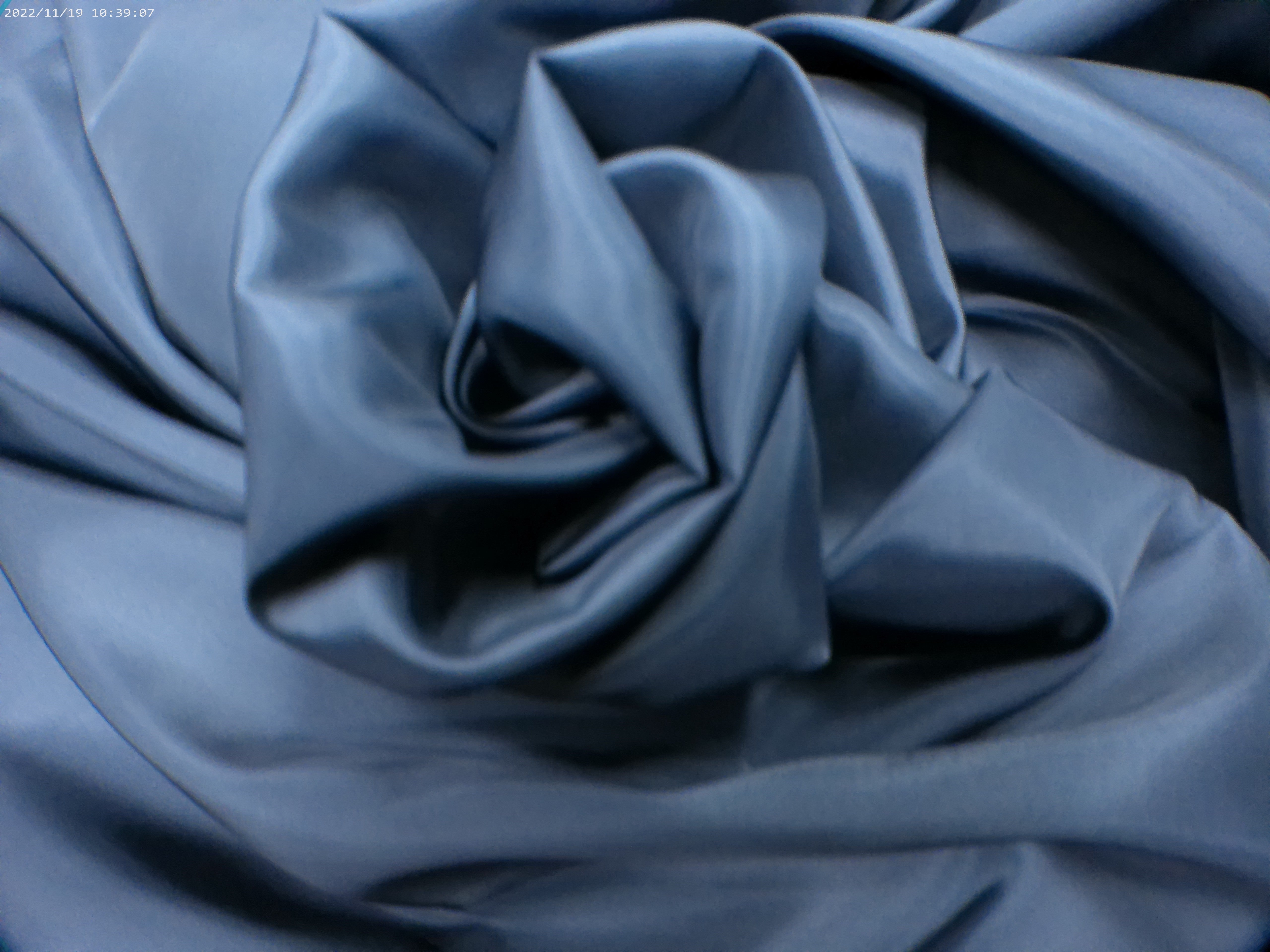 Navy Plain Silk Blend Accessories