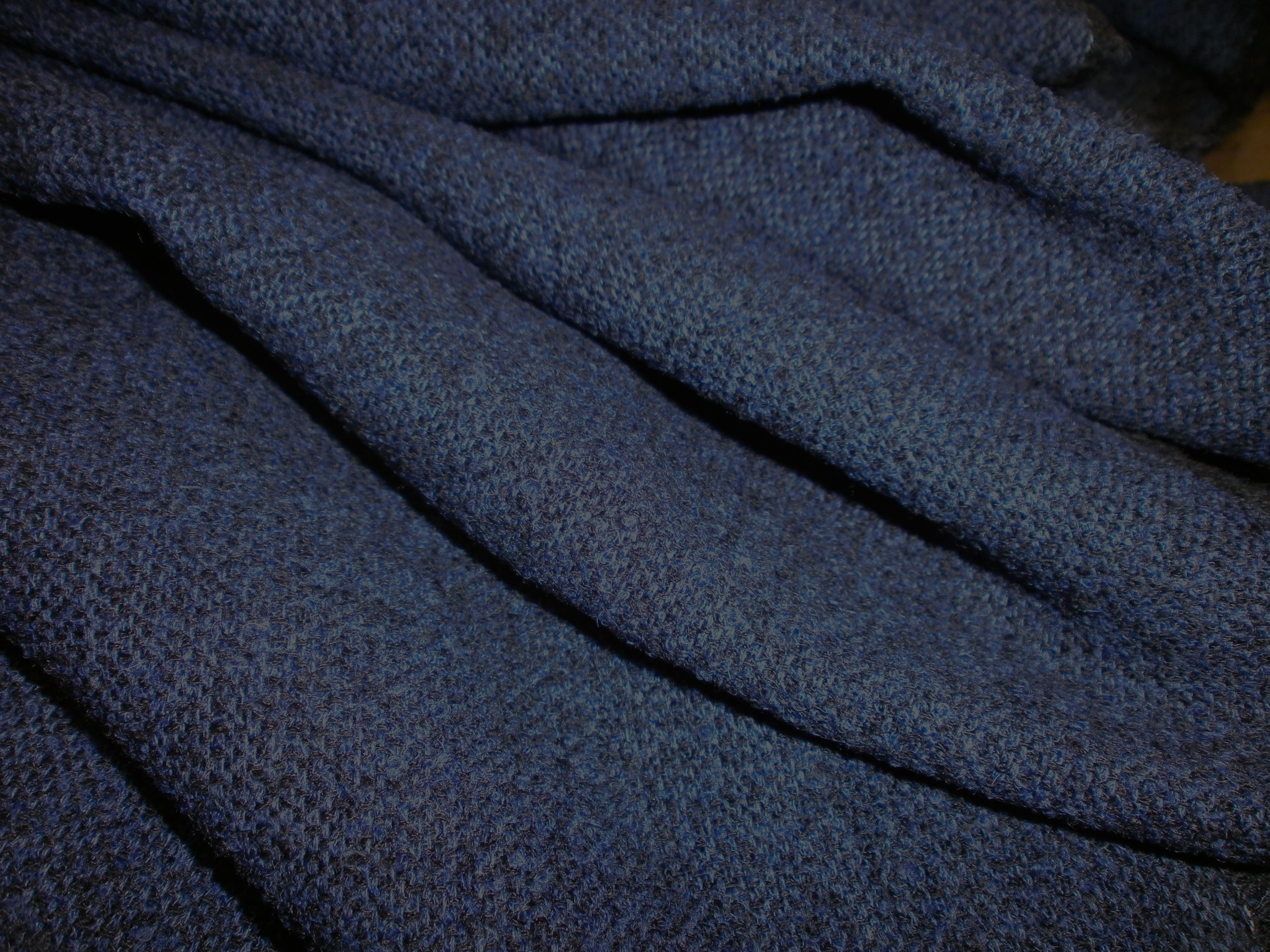 Navy Plain Wool Blazer