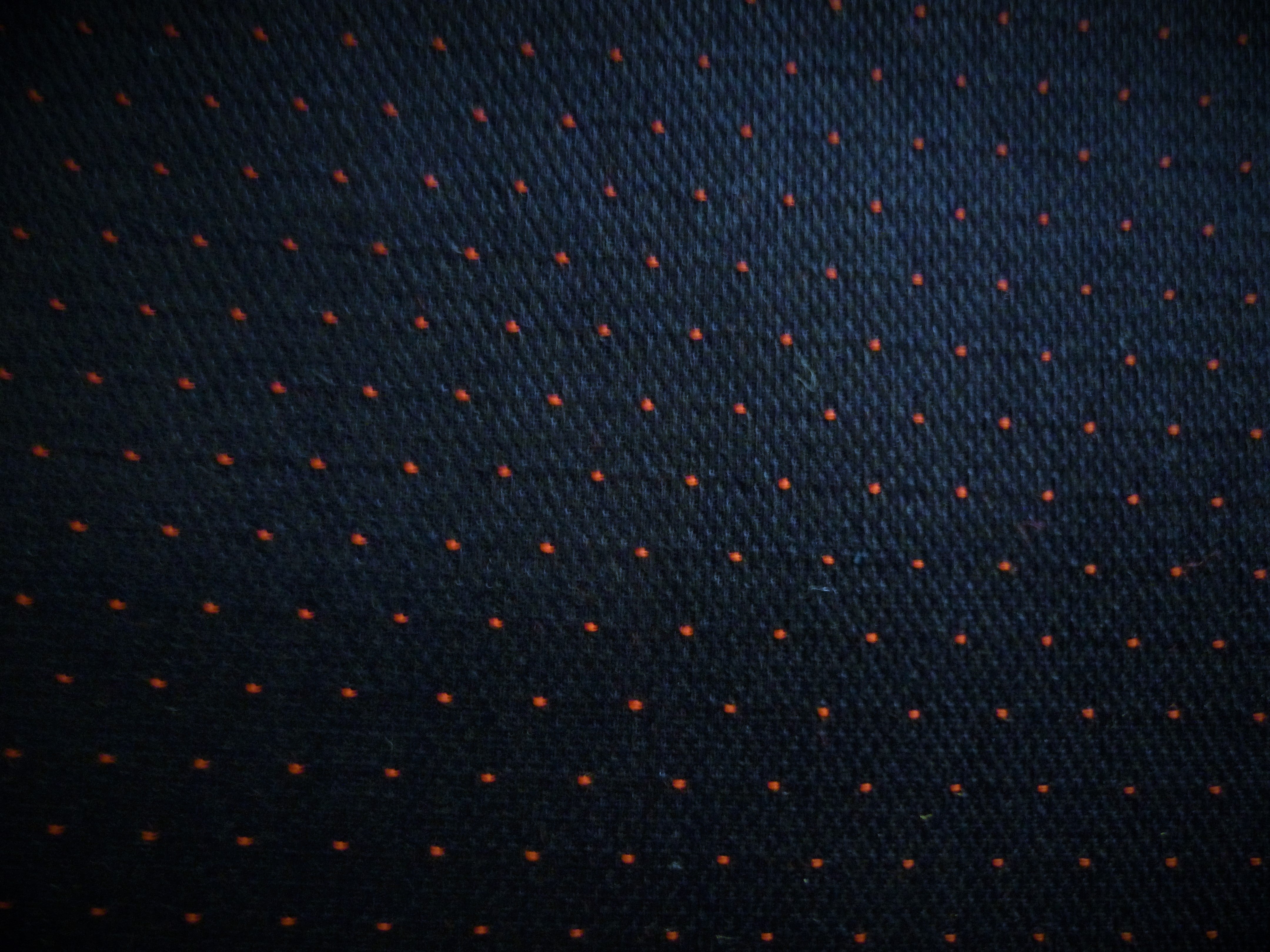 Navy Red Pin Dot Cotton Shirting
