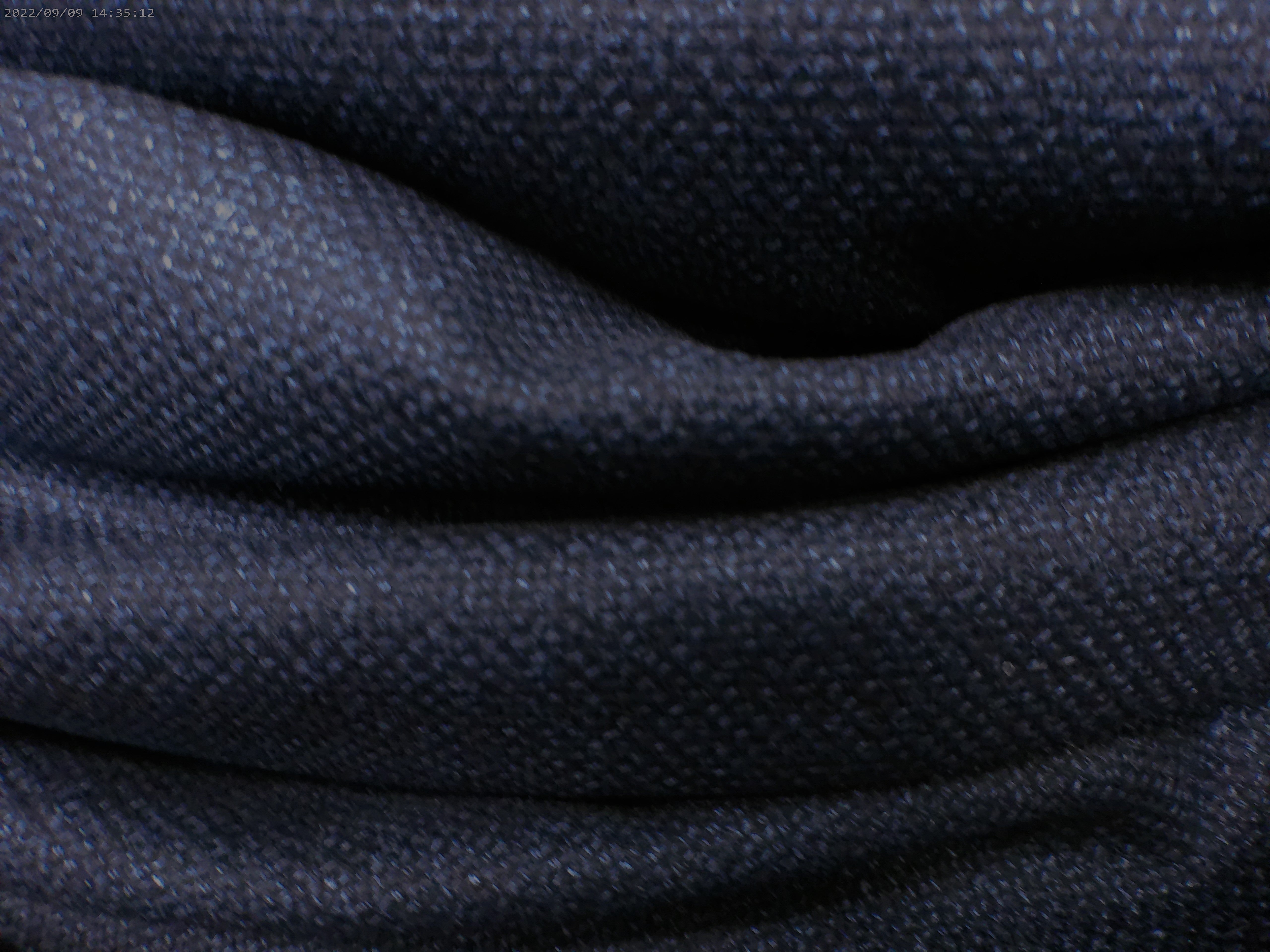 Navy Sharkskin Wool Cashmere Blazer