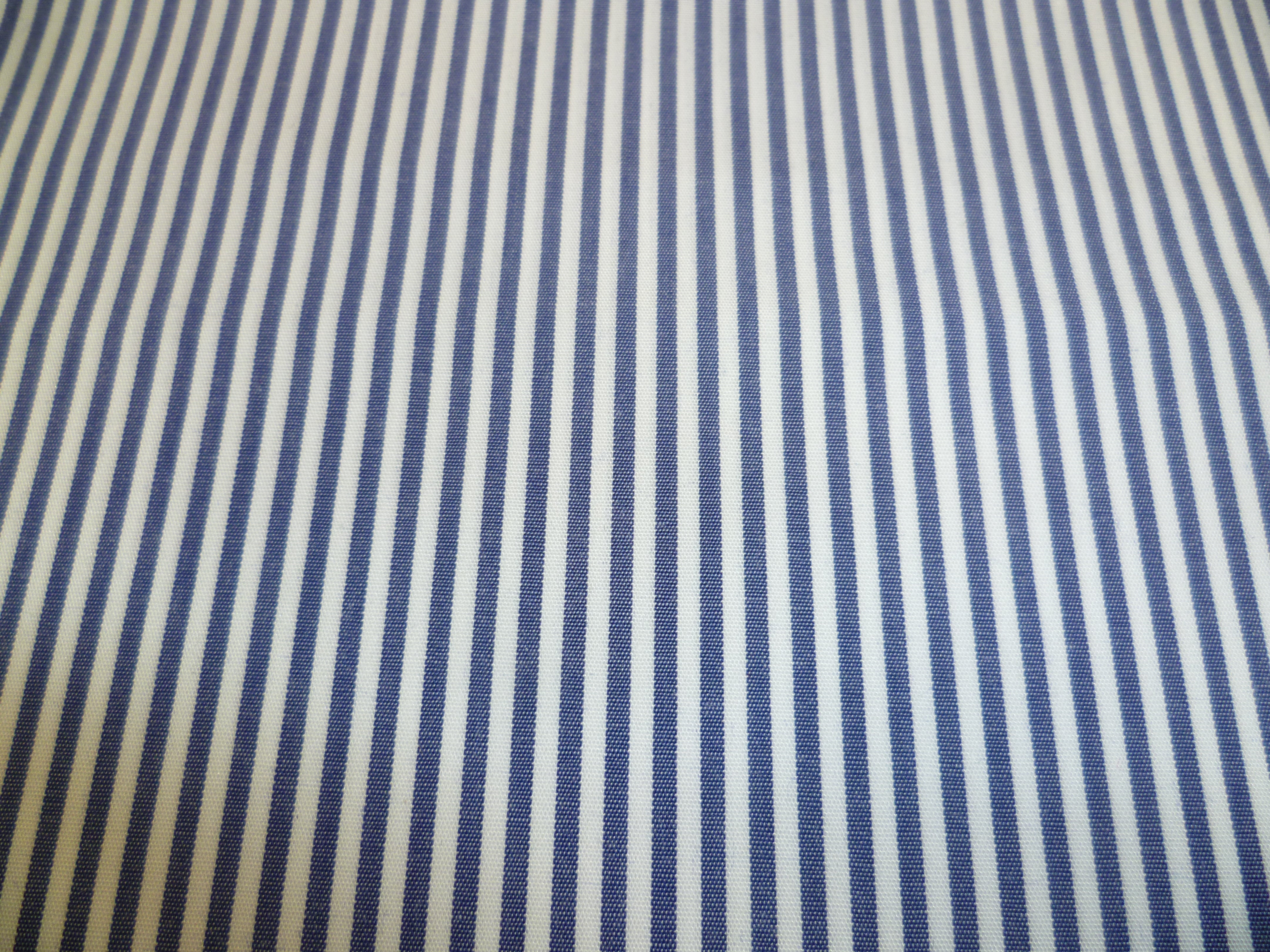 Navy White Stripe Cotton Dresses Shirting