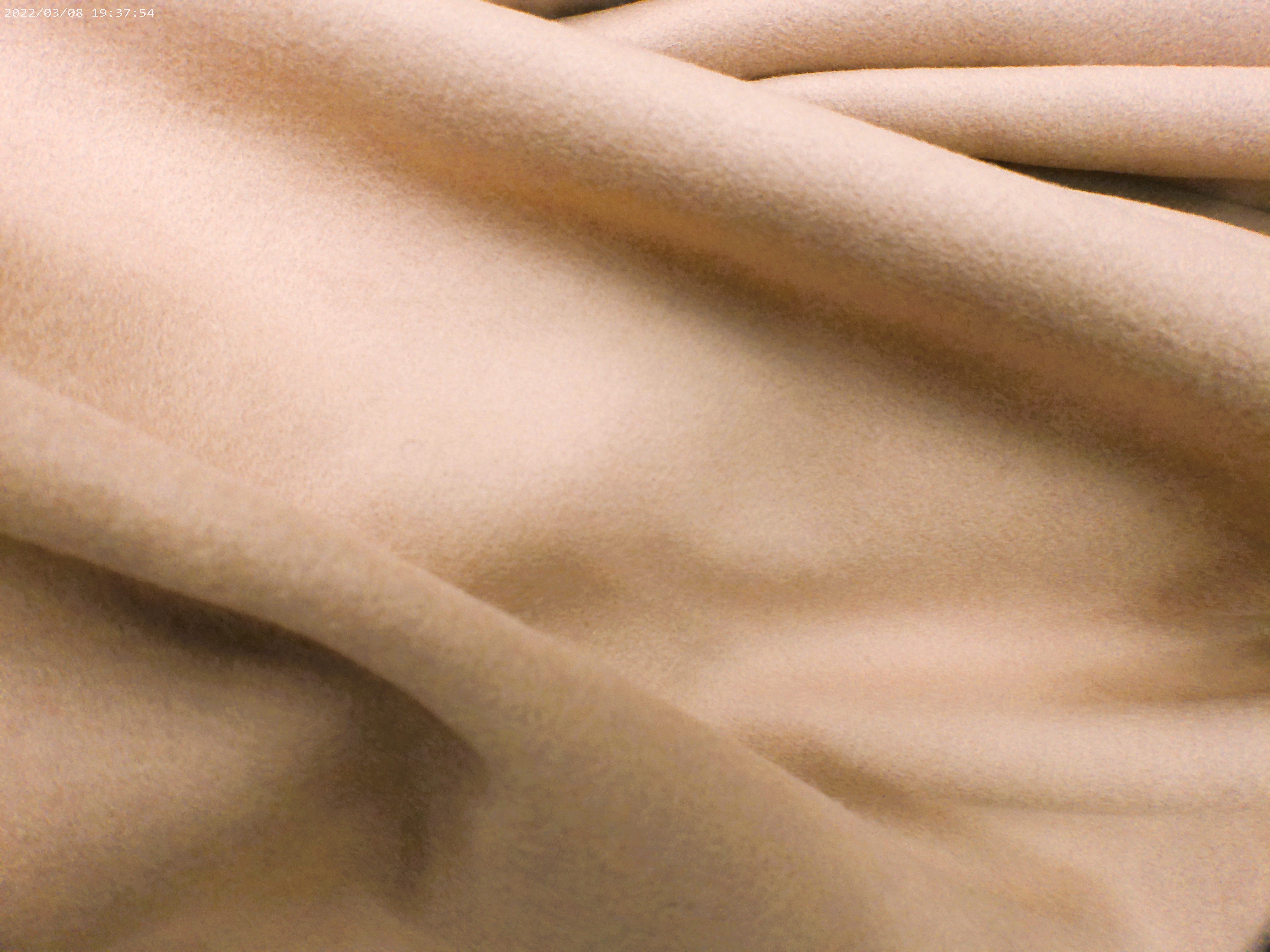 Orange Plain Cashmere Wool Coating