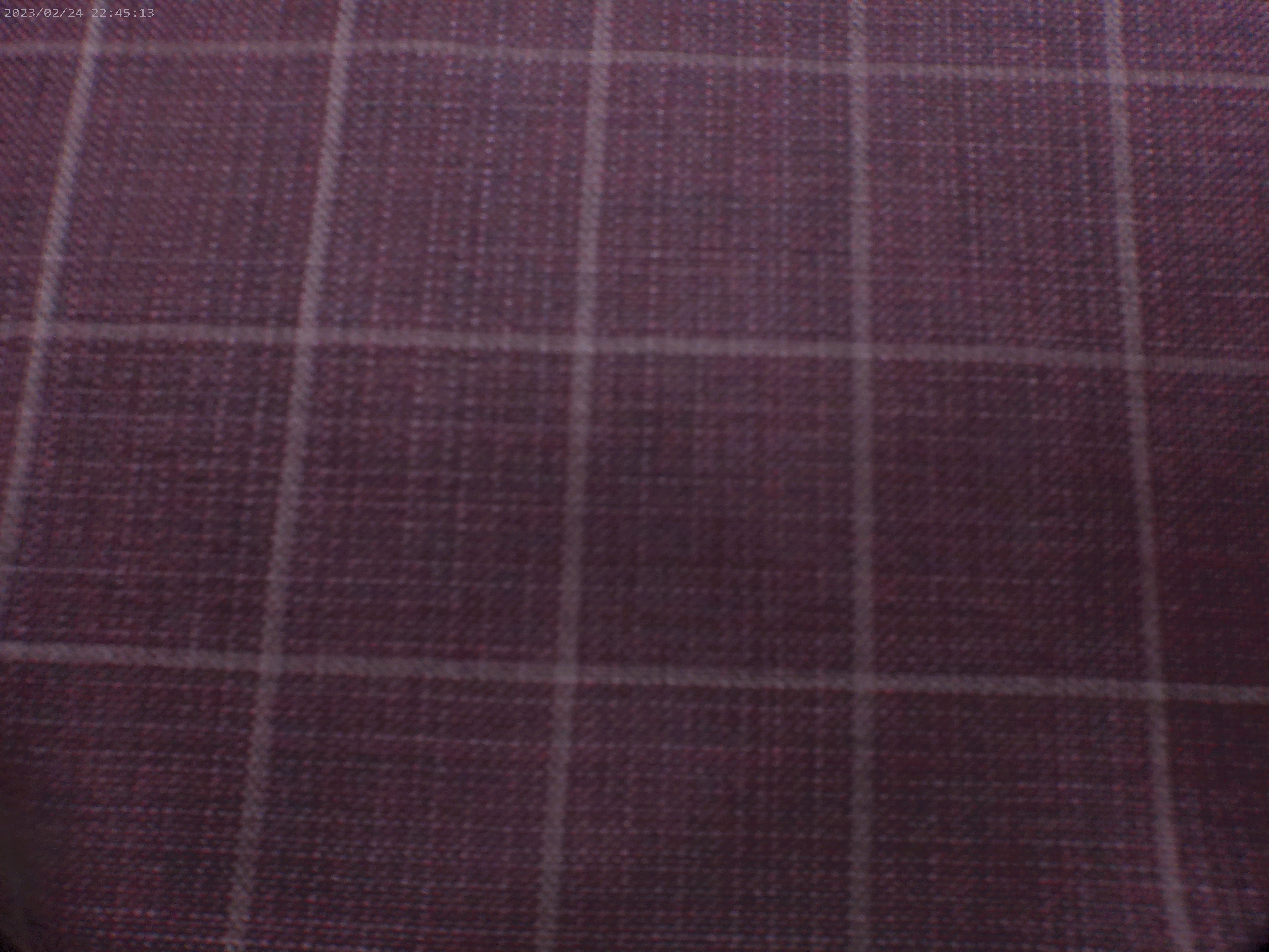 Pink Purple Check Wool Silk Cashmere Suiting