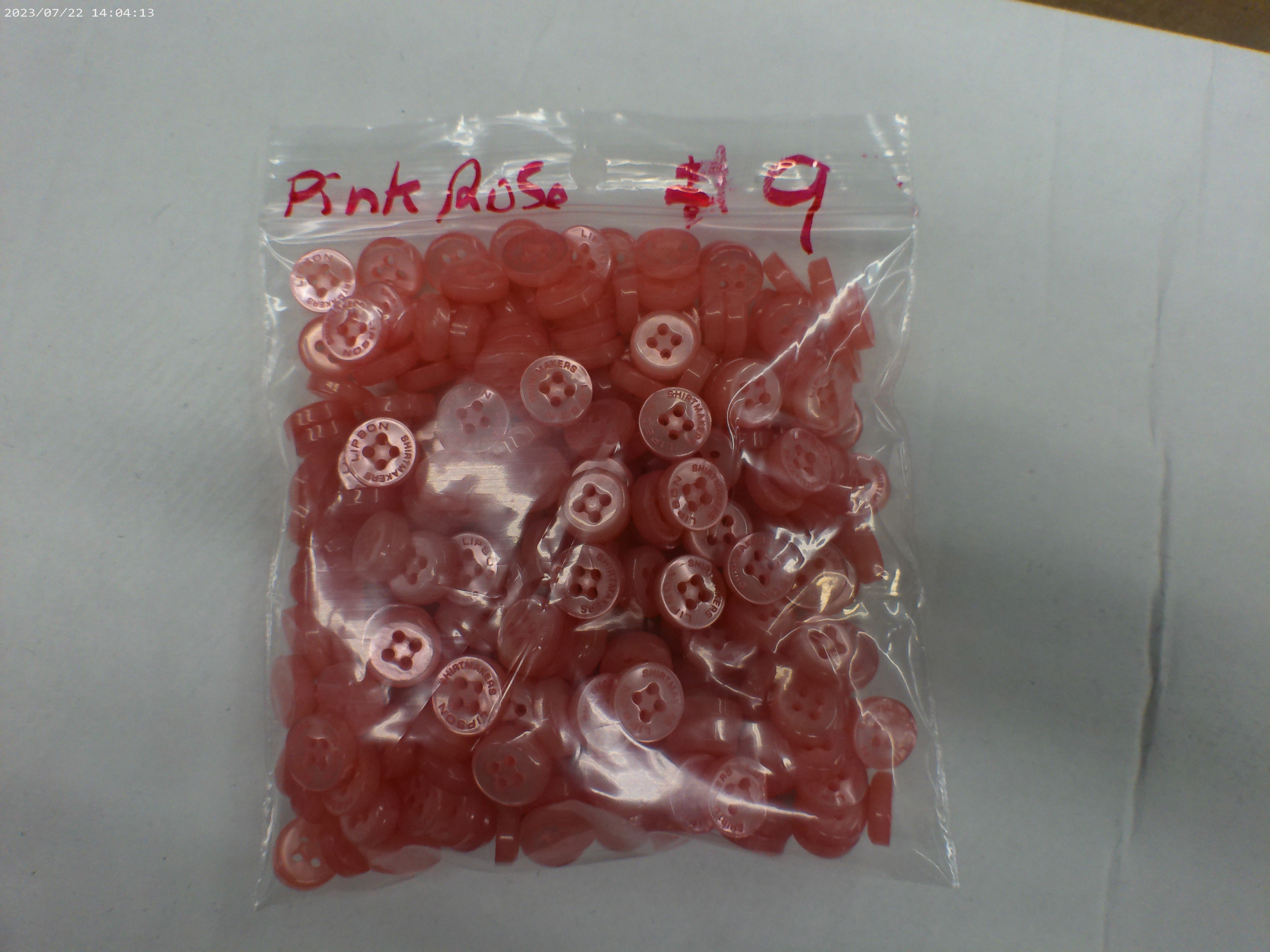 Pink Rose Button Bonanza Set