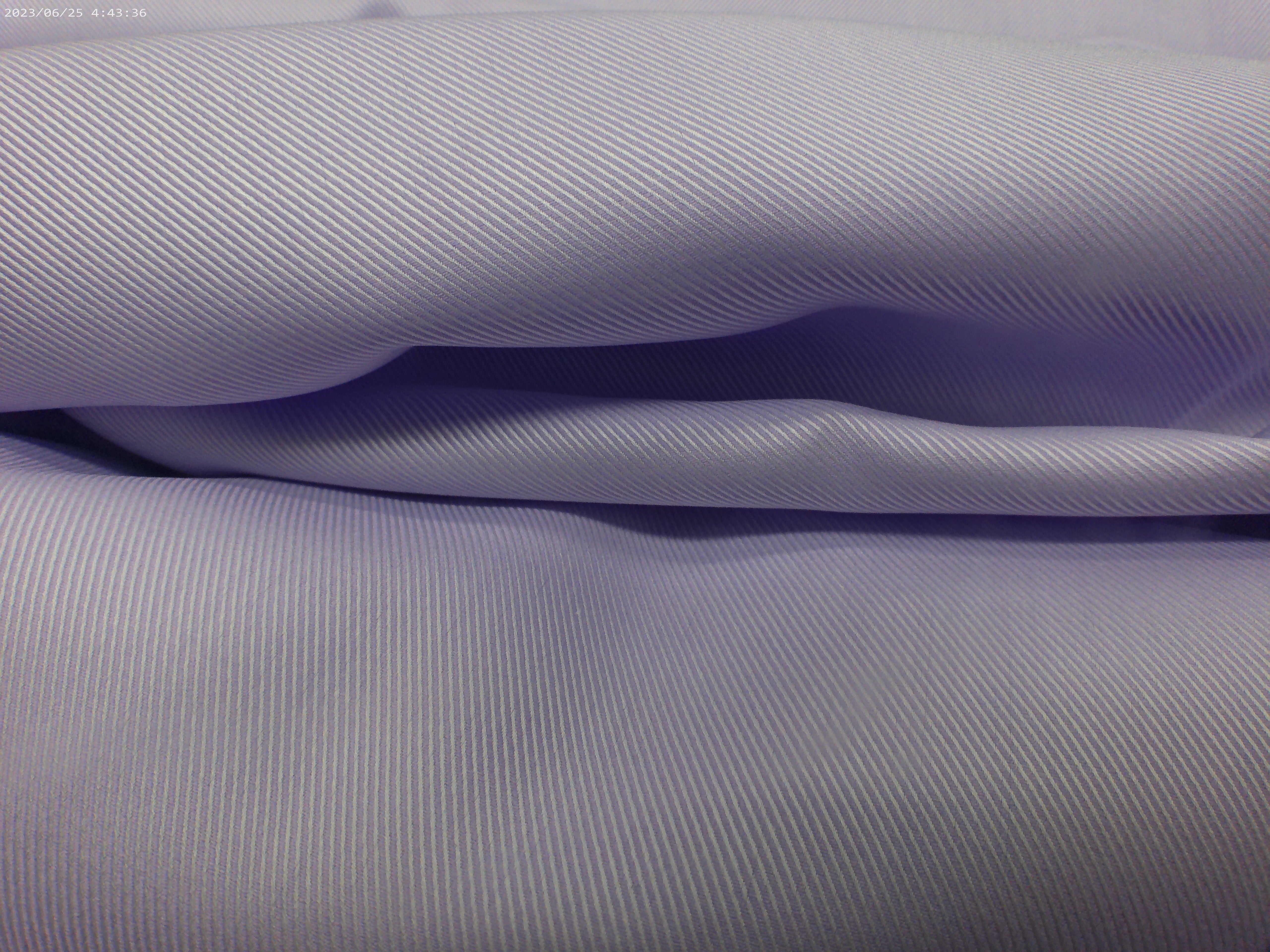 Purple Stripe Cotton Shirting