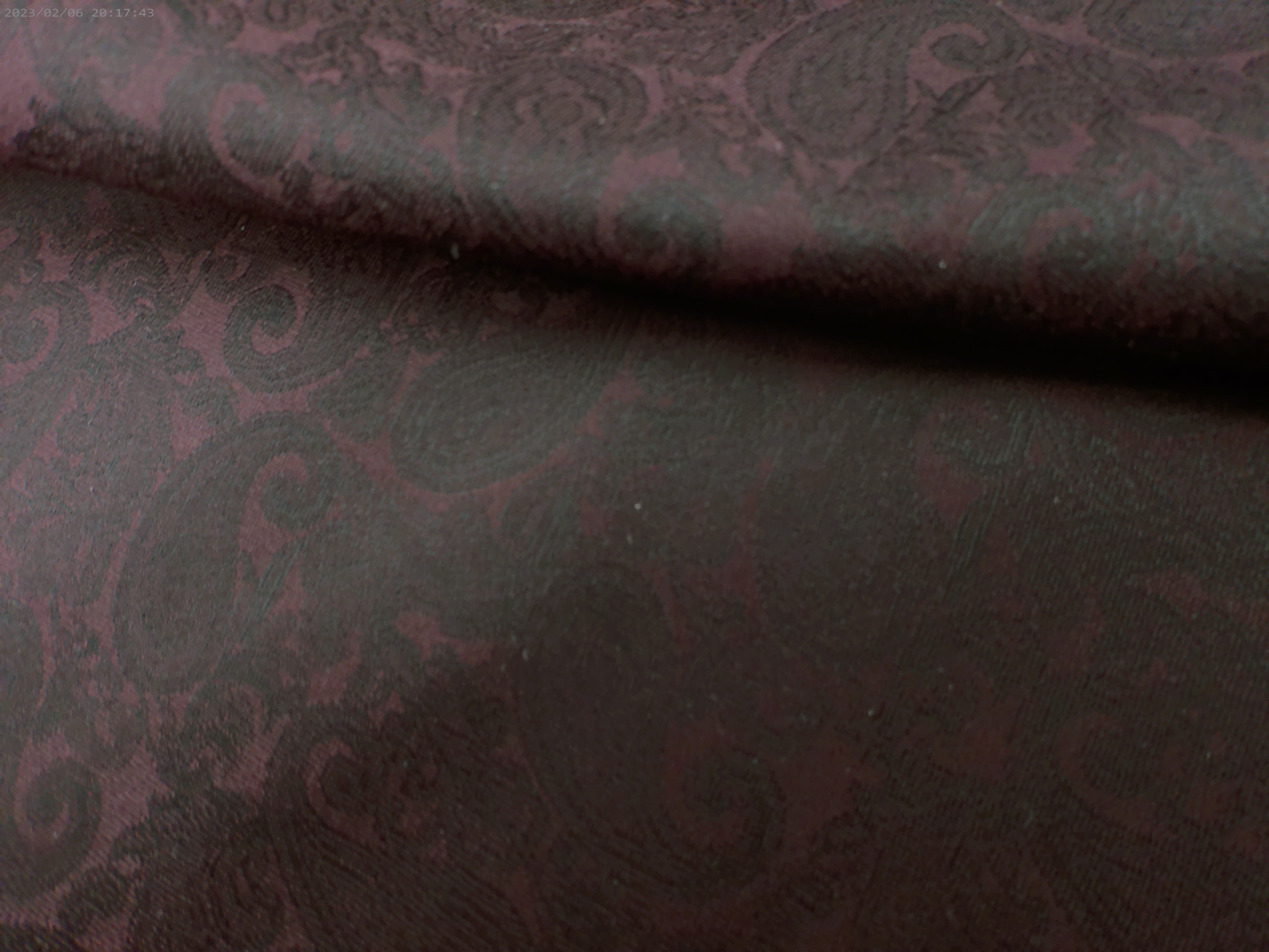 Red Black Paisley Worsted Wool Blazer