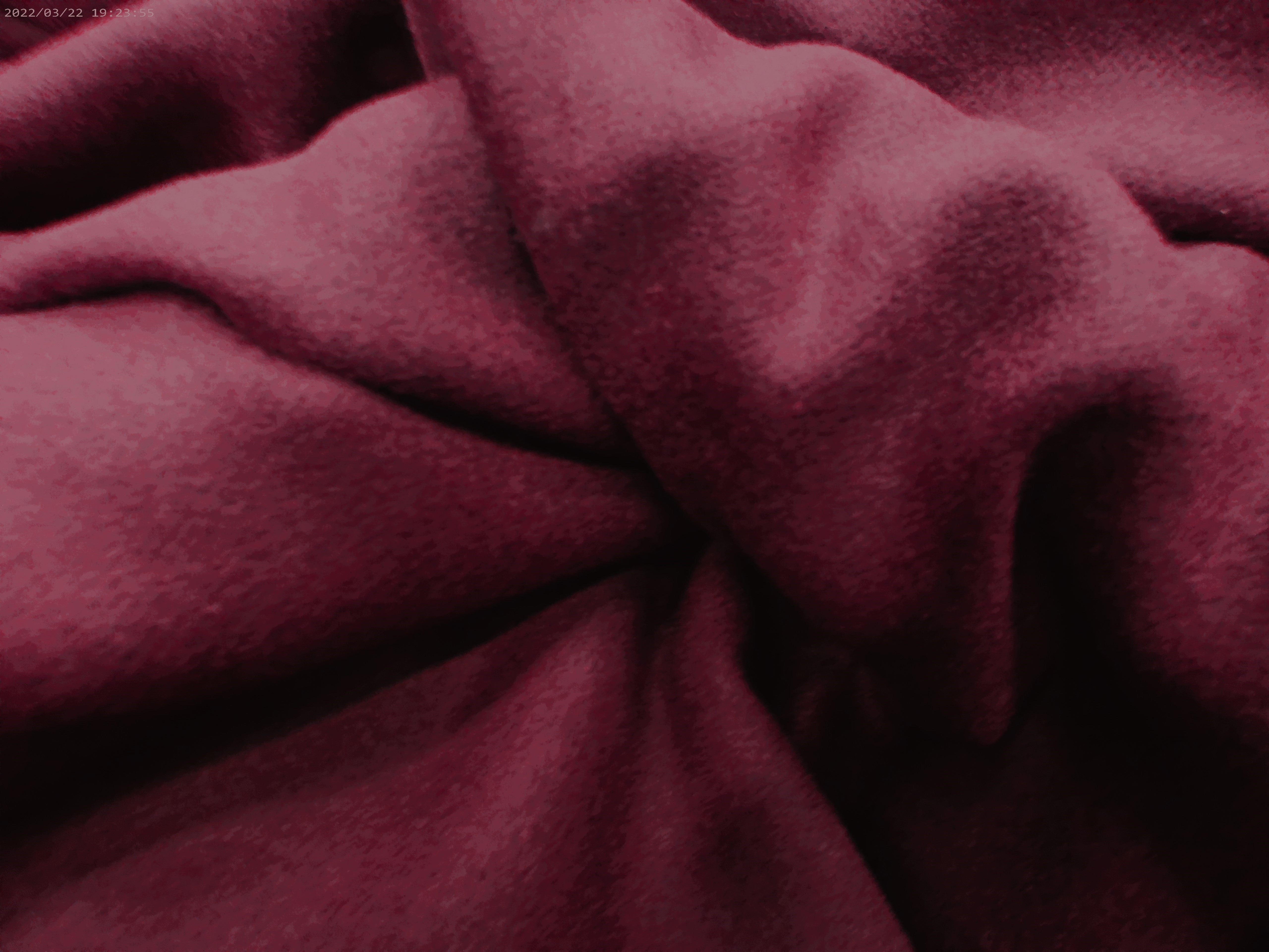 Red Plain Wool Cashmere Coating