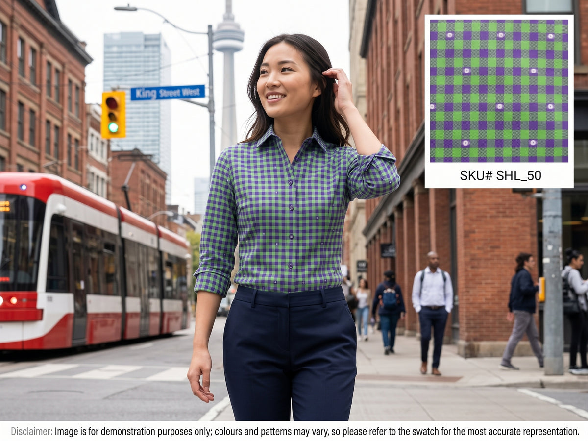 Multicolour Check Cotton Shirting
