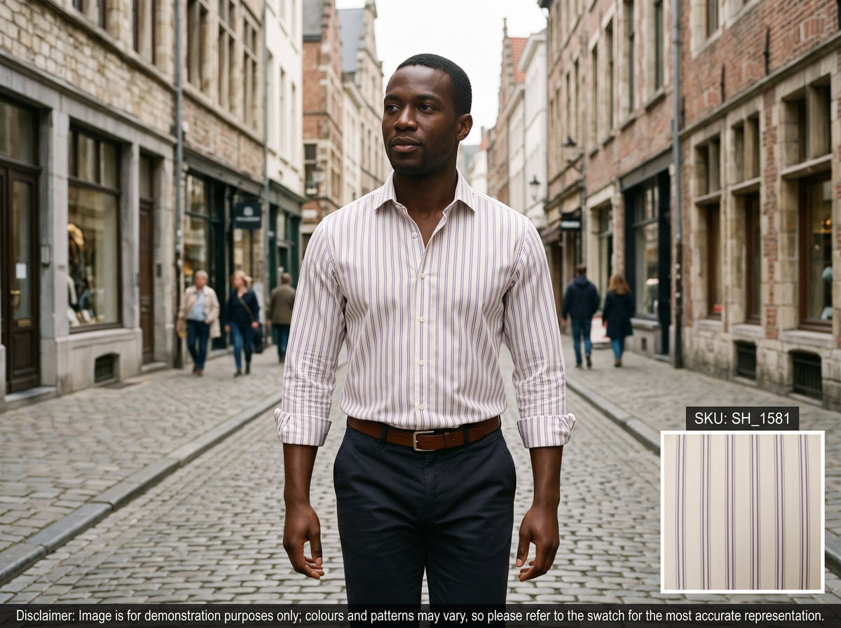 Multicolour Stripe Cotton Shirting