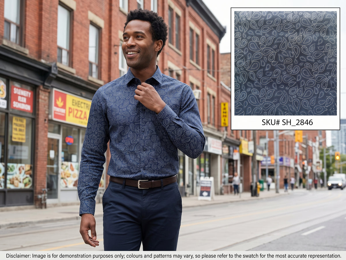Multicolour Paisley Cotton Shirting