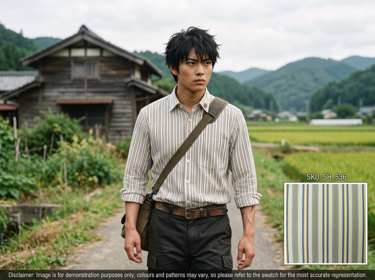 Multicolour Stripe Cotton Shirting