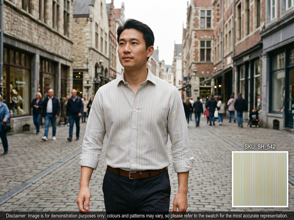Multicolour Stripe Cotton Shirting