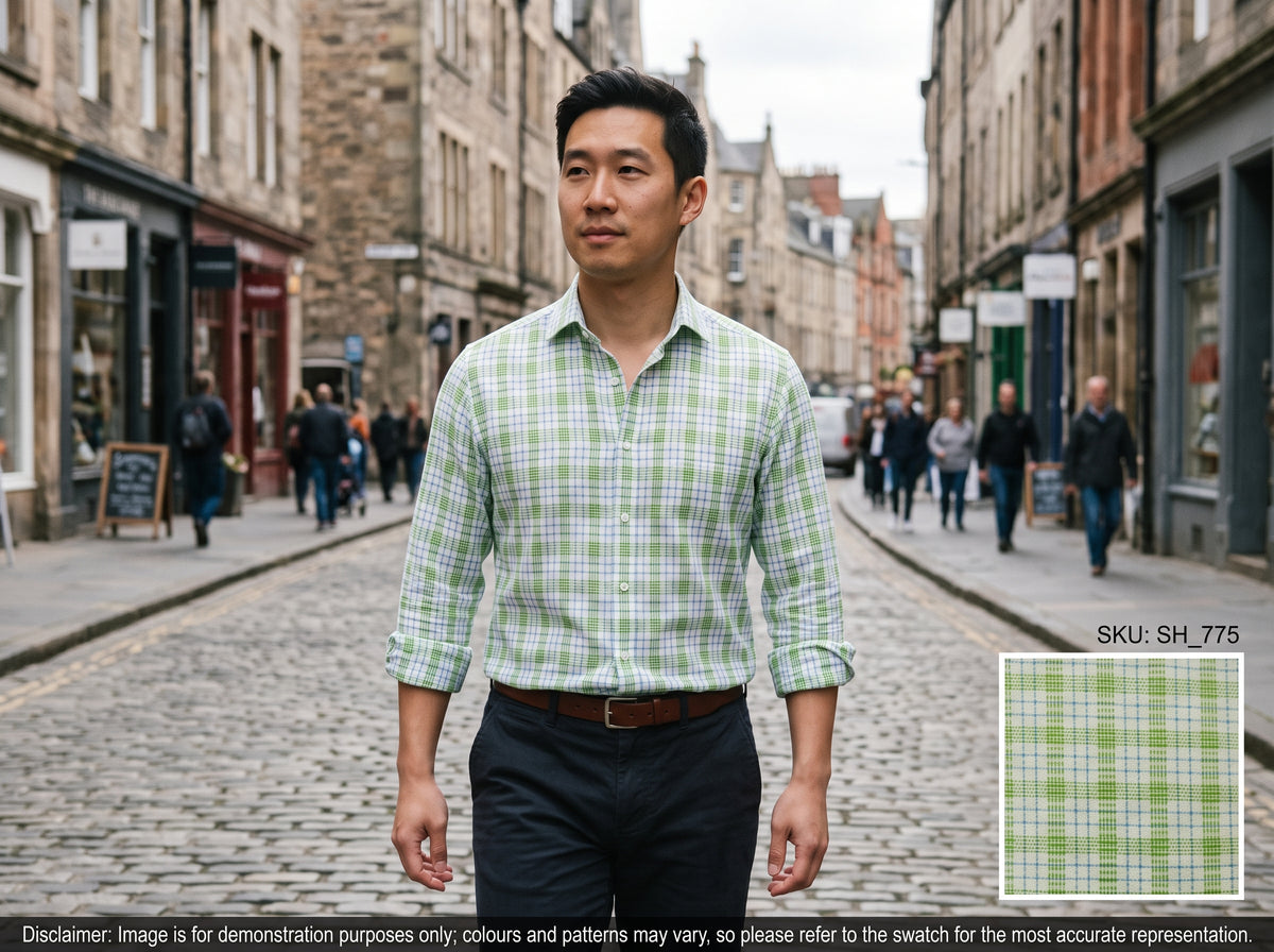 Multicolour Check Cotton Shirting