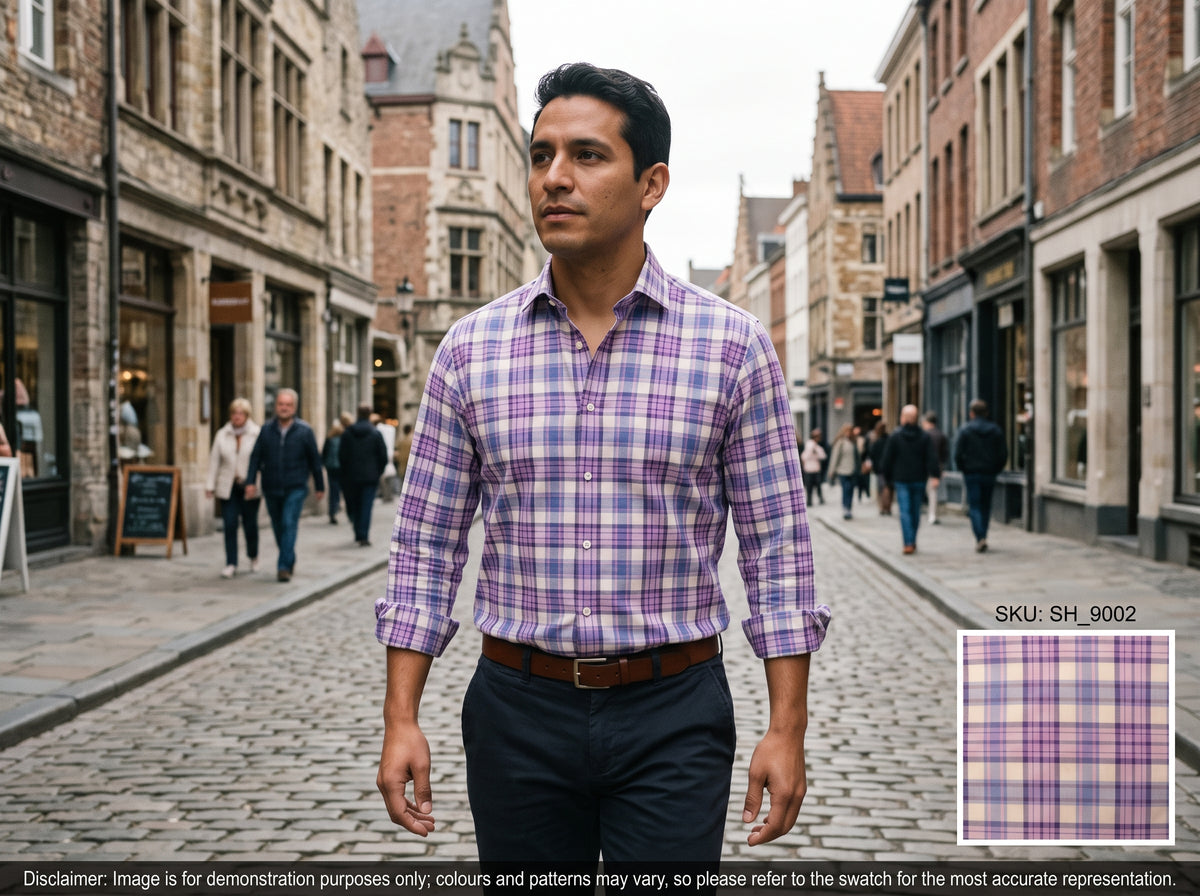 Multicolour Check Cotton Shirting