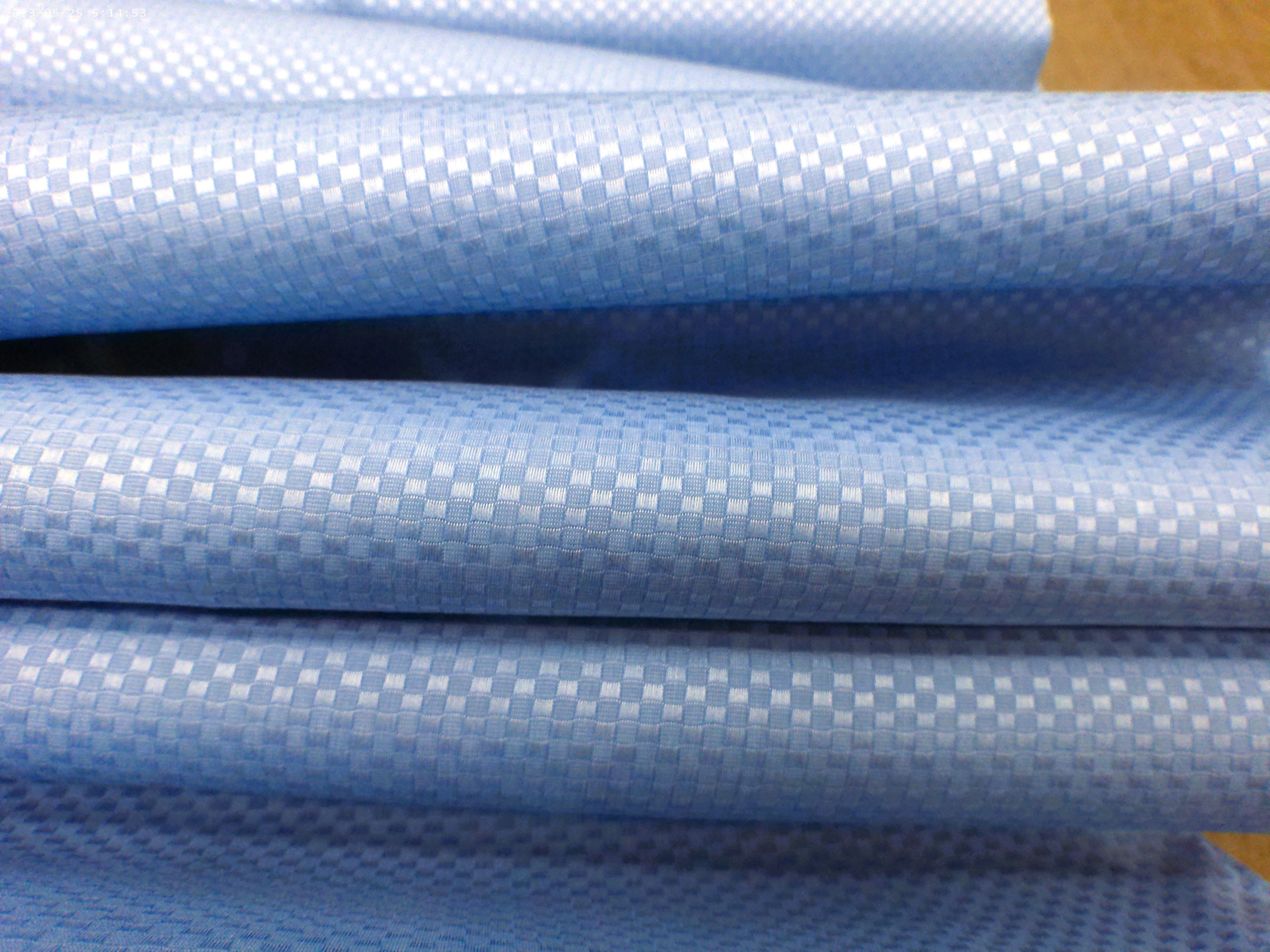 Sky Blue Egyptian Cotton Dresses Shirting