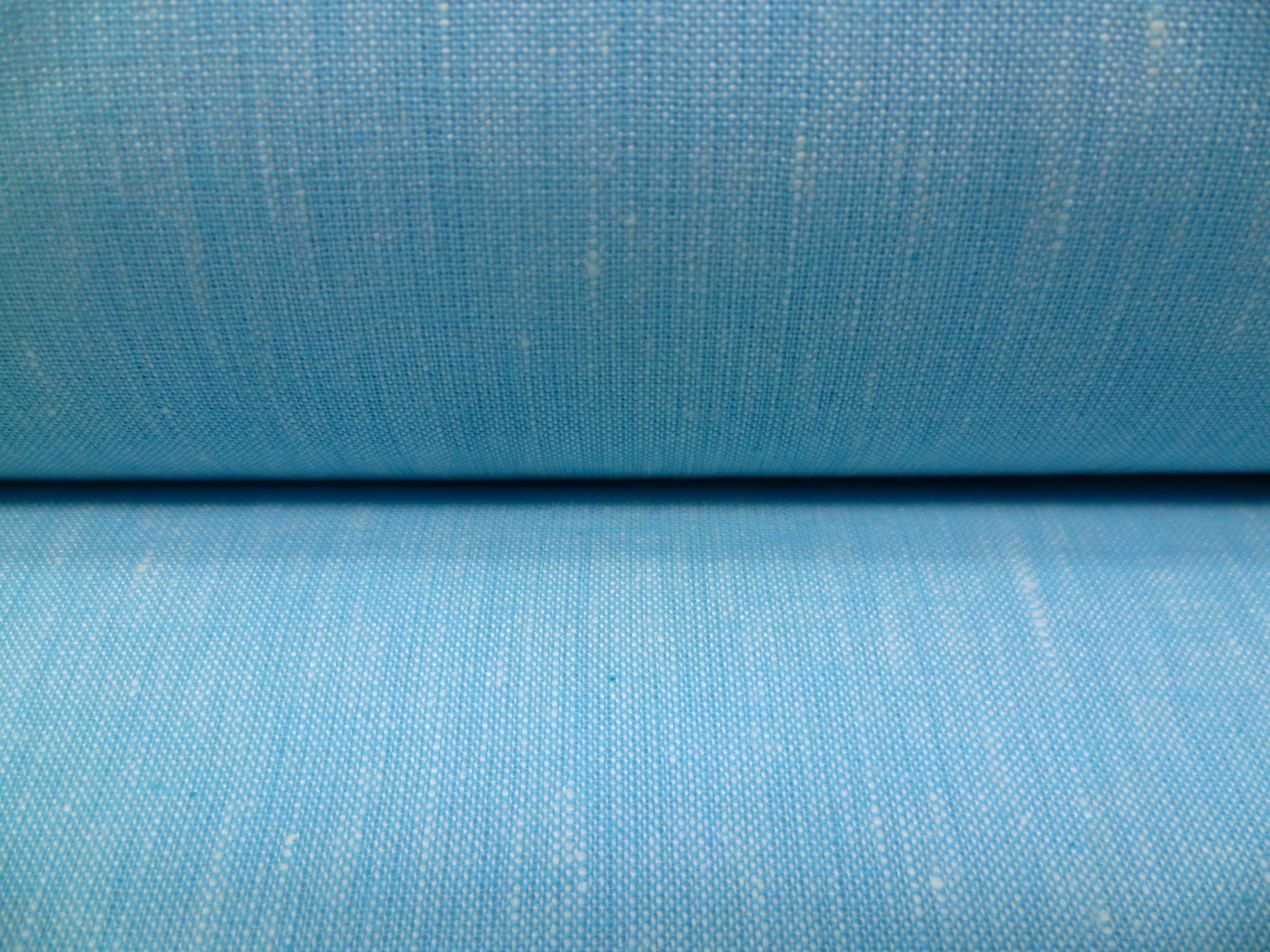 Sky Blue Plain Linen Shirting
