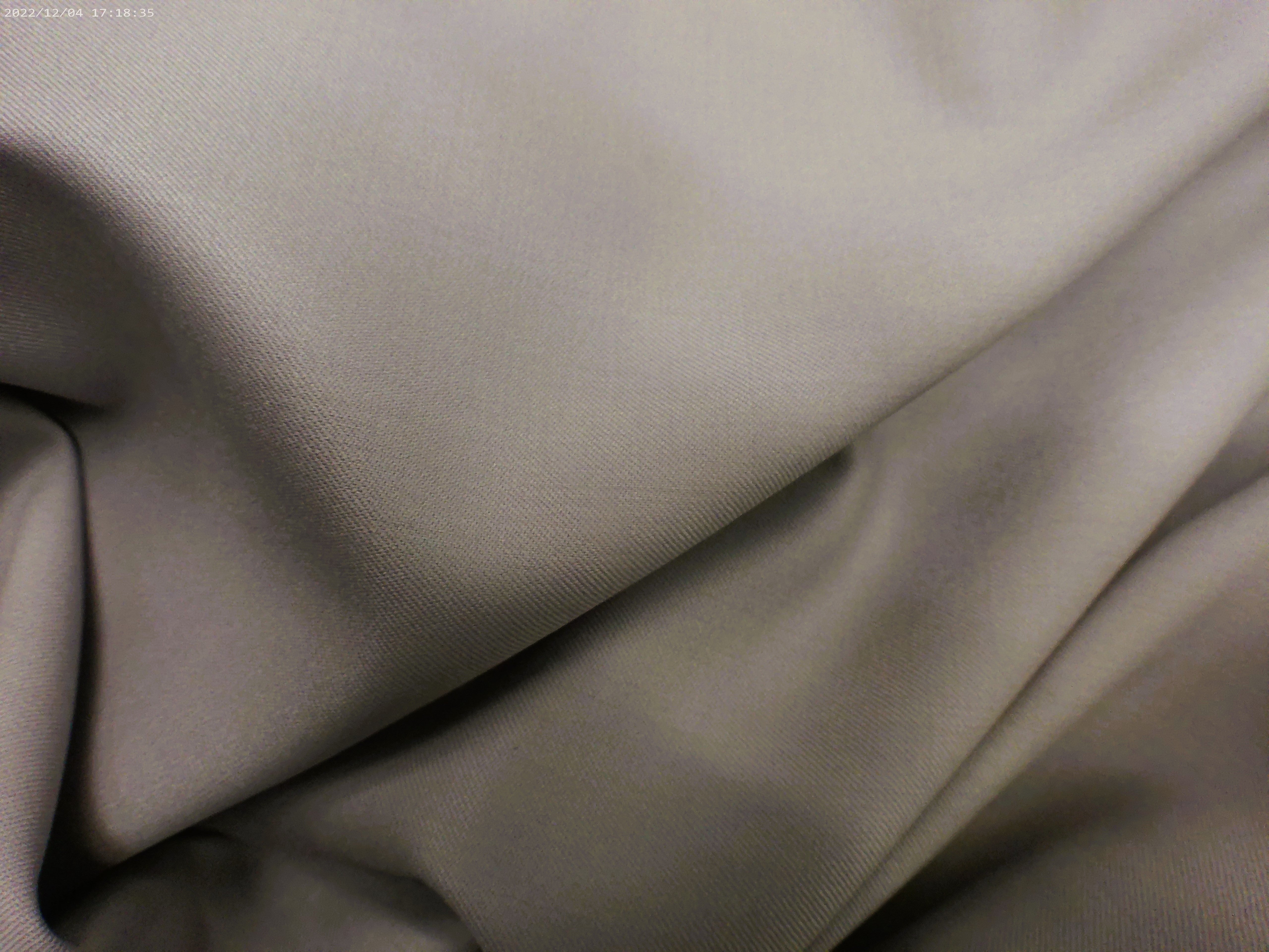 Stone Grey Worsted Wool Suiting