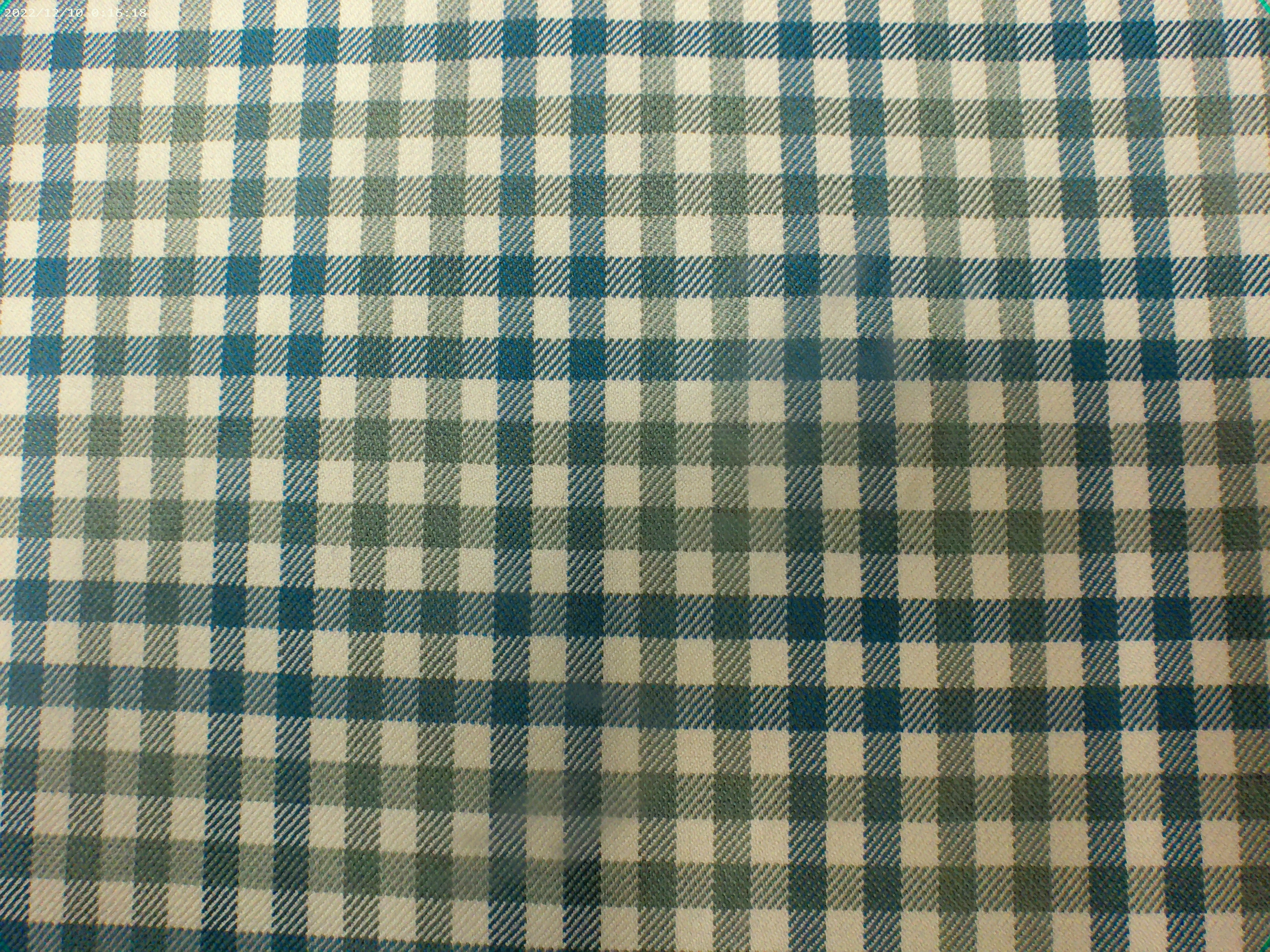 Tonal Green Check Worsted Wool Blazer