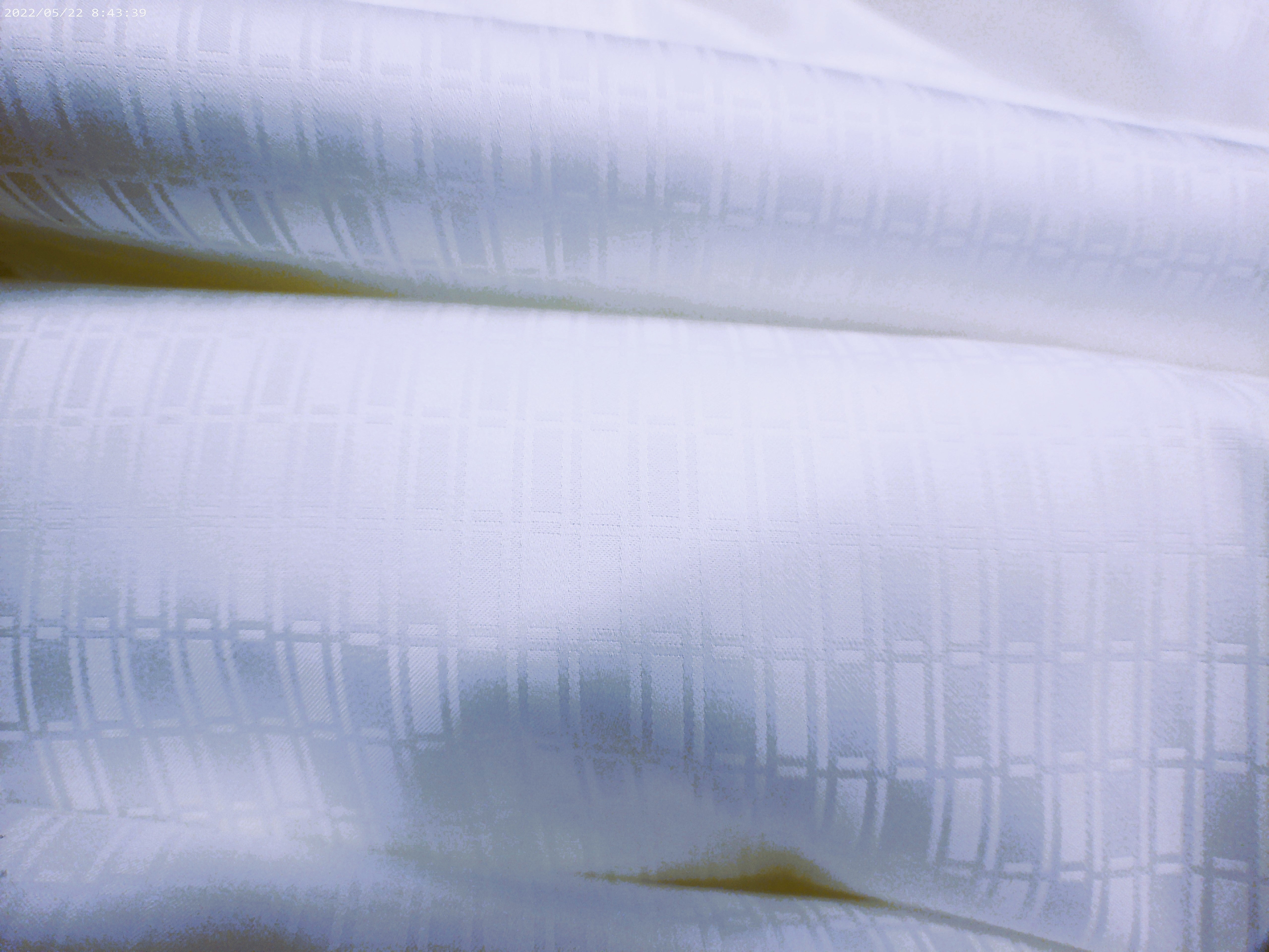 White Check Cotton Shirting