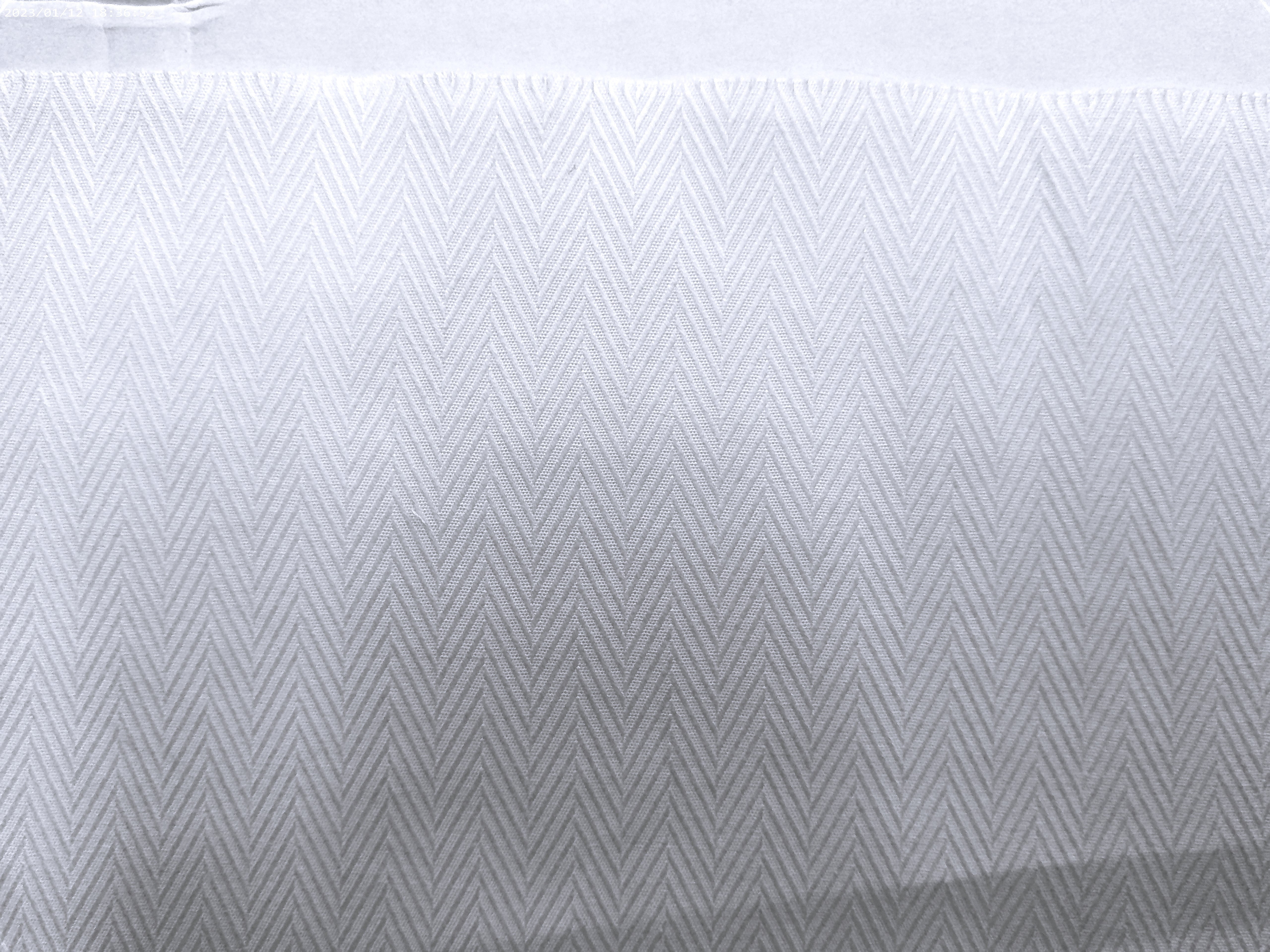 White Herringbone Egyptian Cotton Shirting