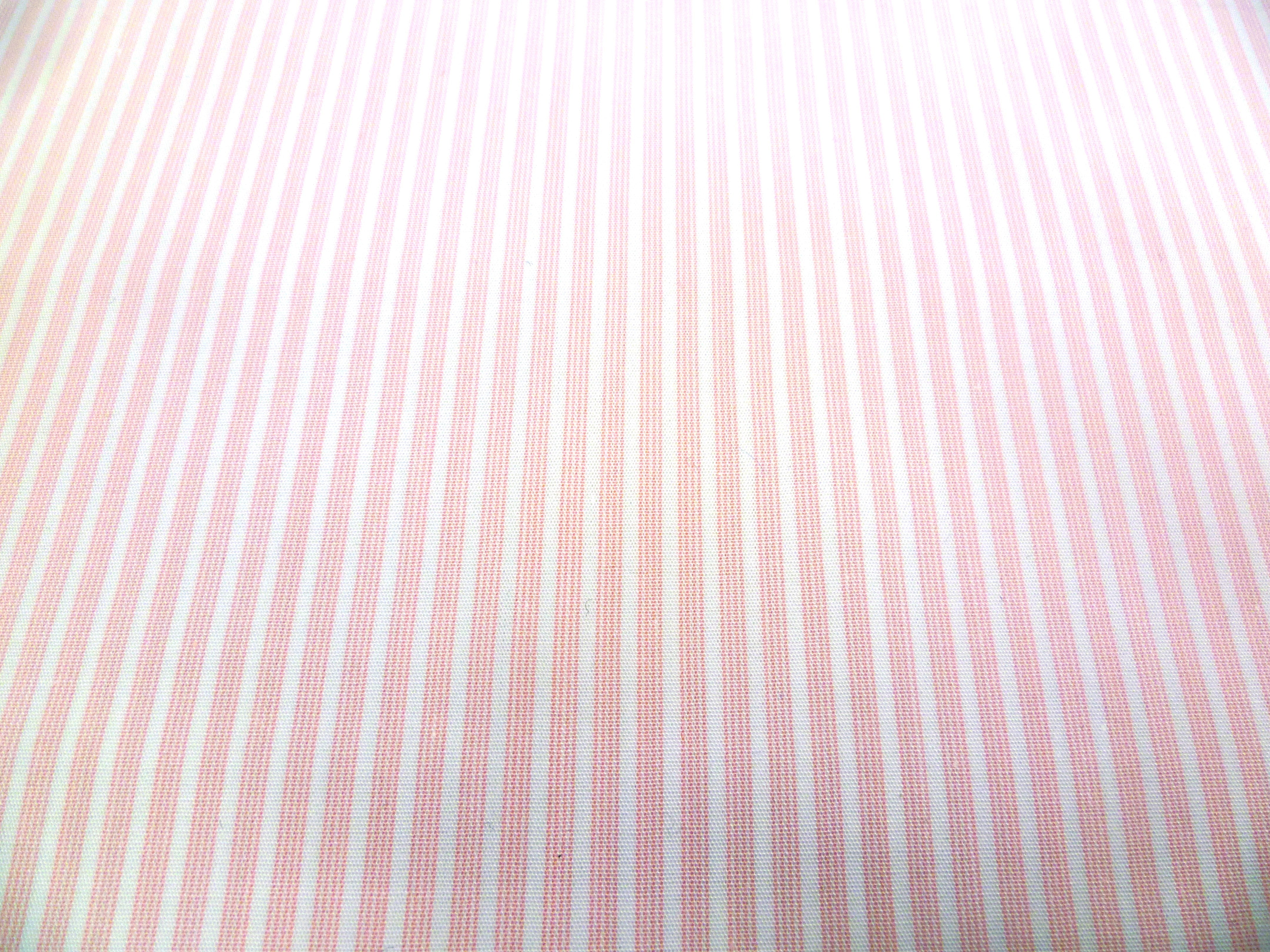 White Pink Stripe Cotton Dresses Shirting