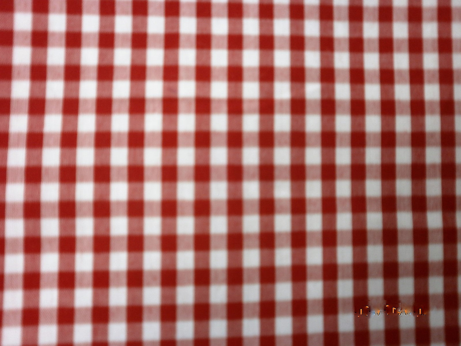 White Red Check Cotton Shirting