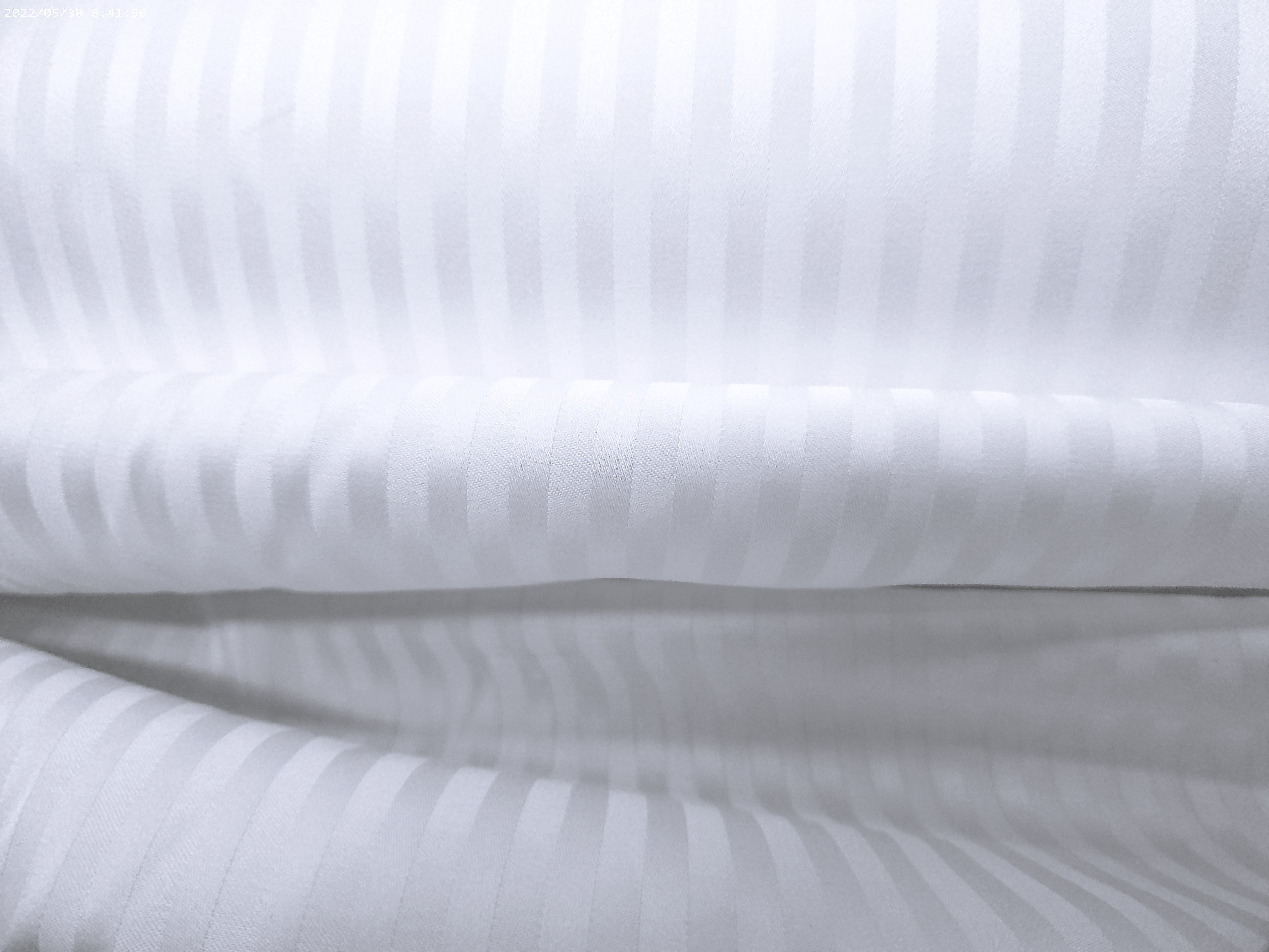 White Stripe Cotton Shirting
