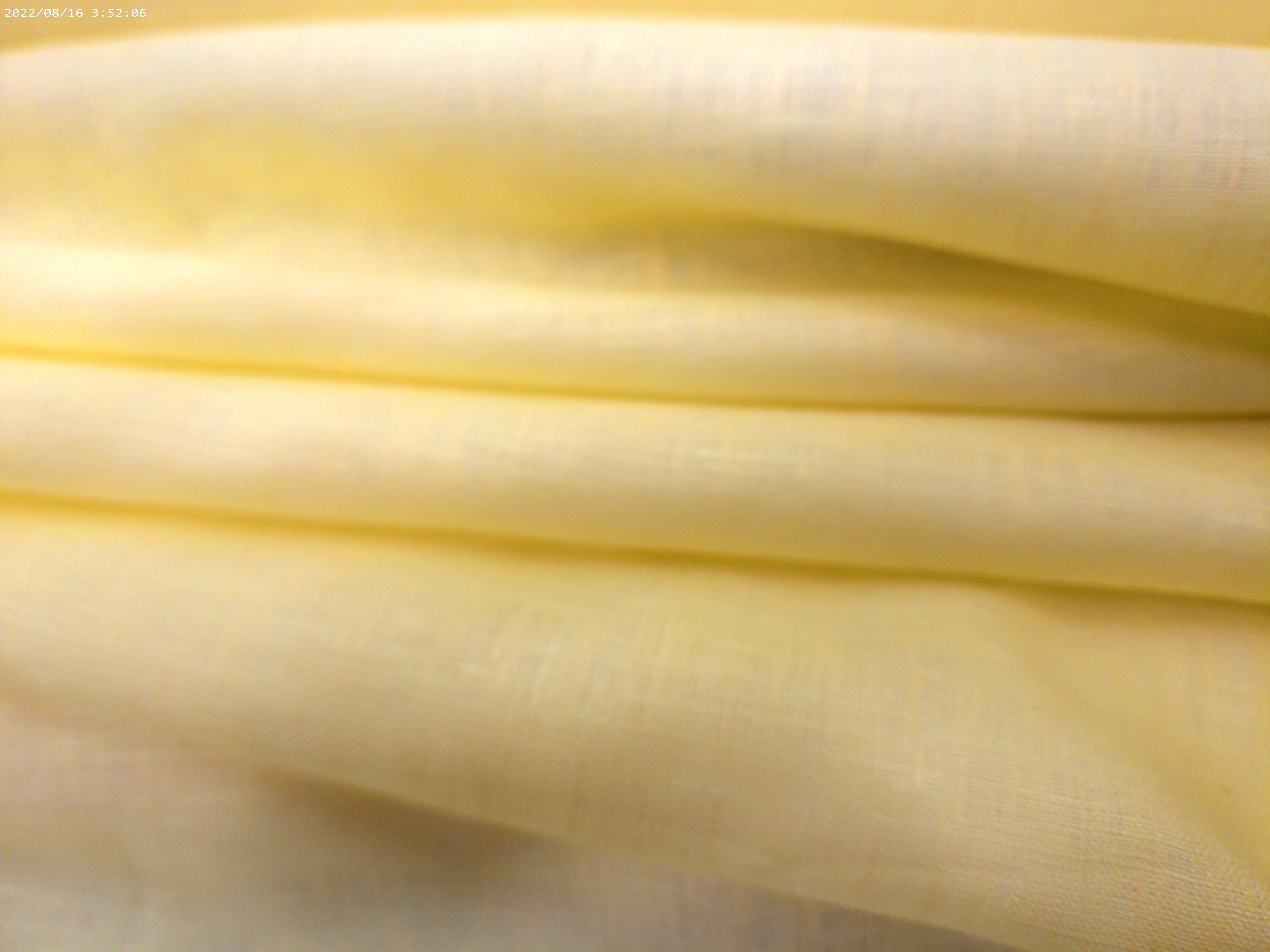 Yellow Gold Plain Linen Shirting